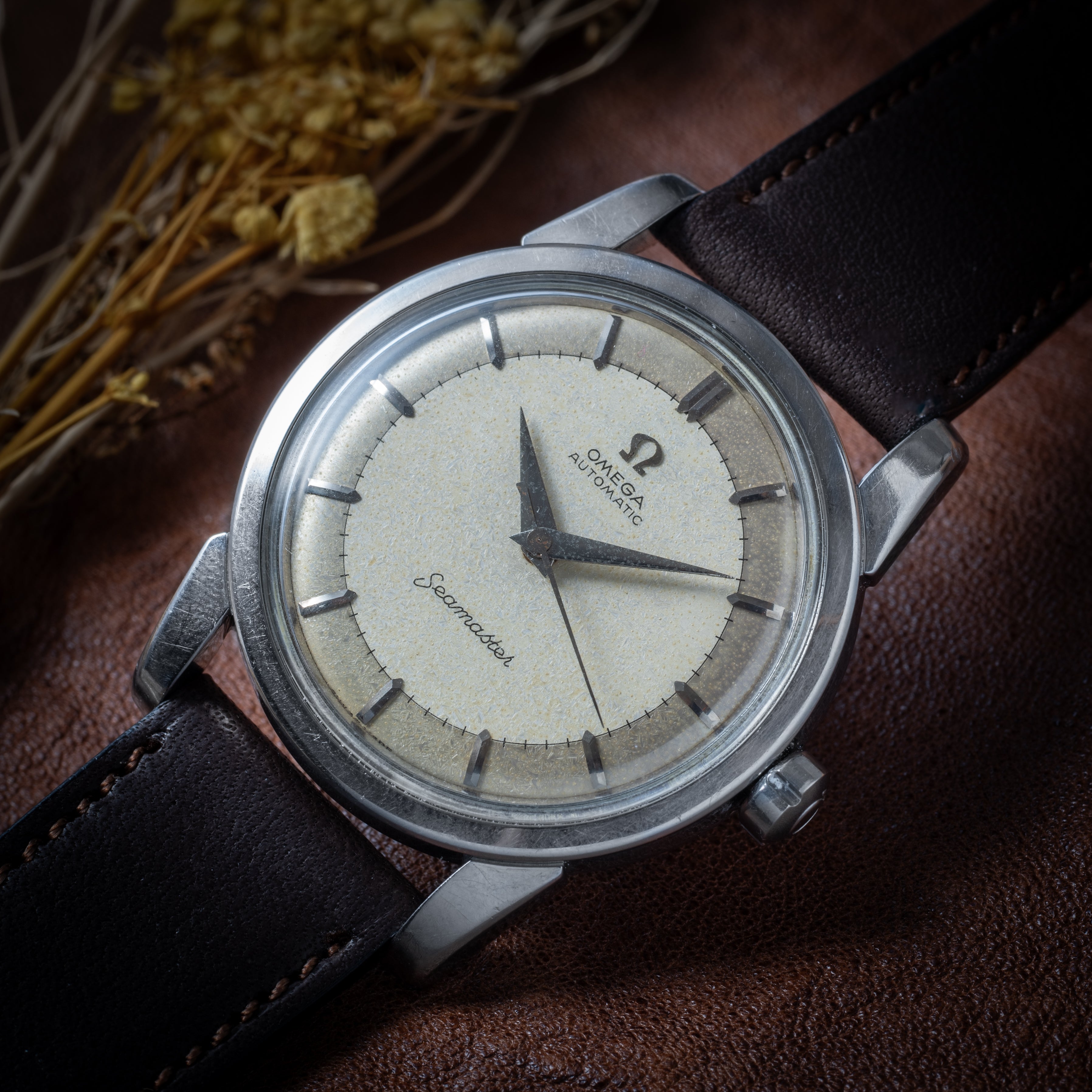 オメガ シーマスター オートマチック1956年製 Ref.28465SC ツートーンダイヤル