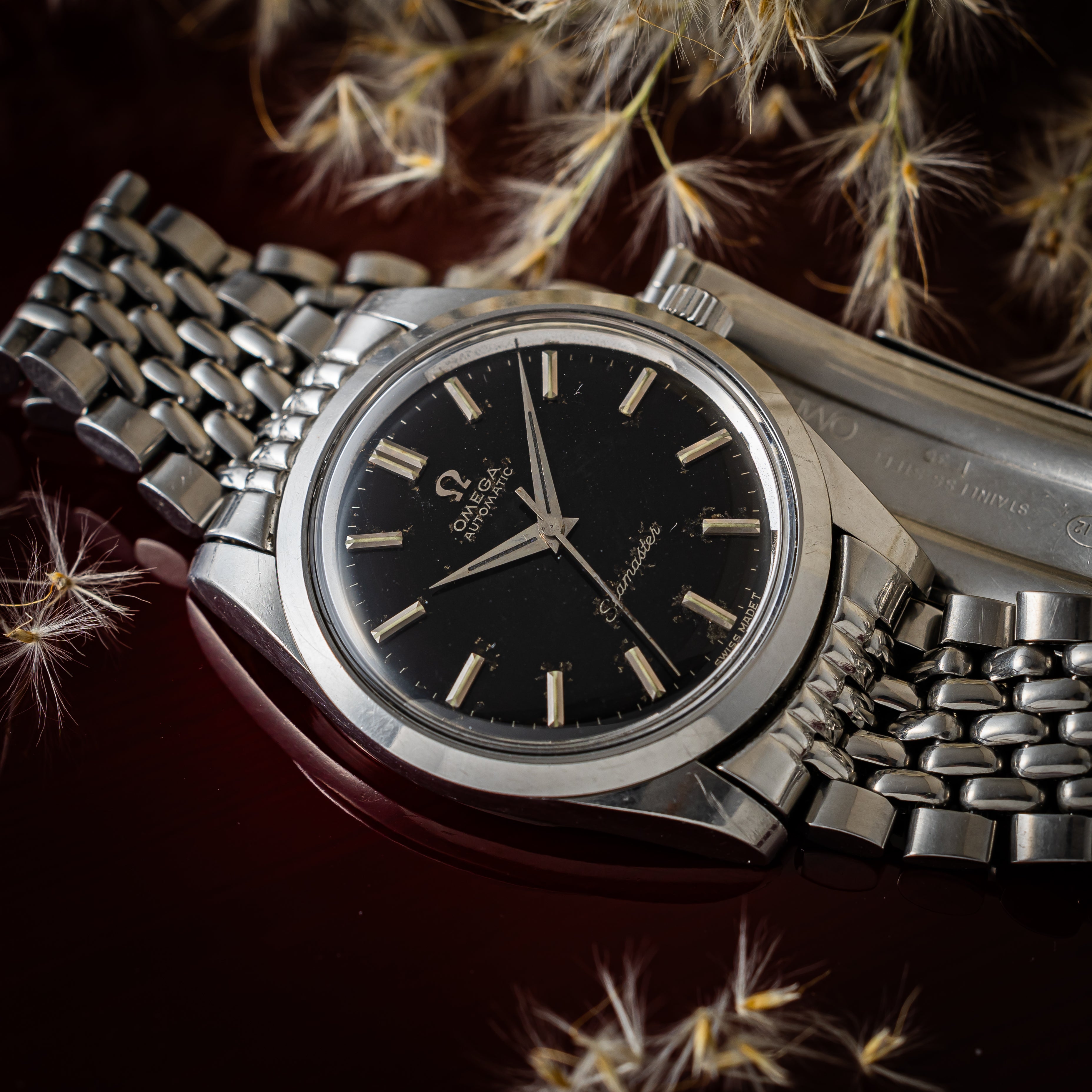 オメガ シーマスター 1966年製 Ref.165.010 ブラックミラーダイヤル