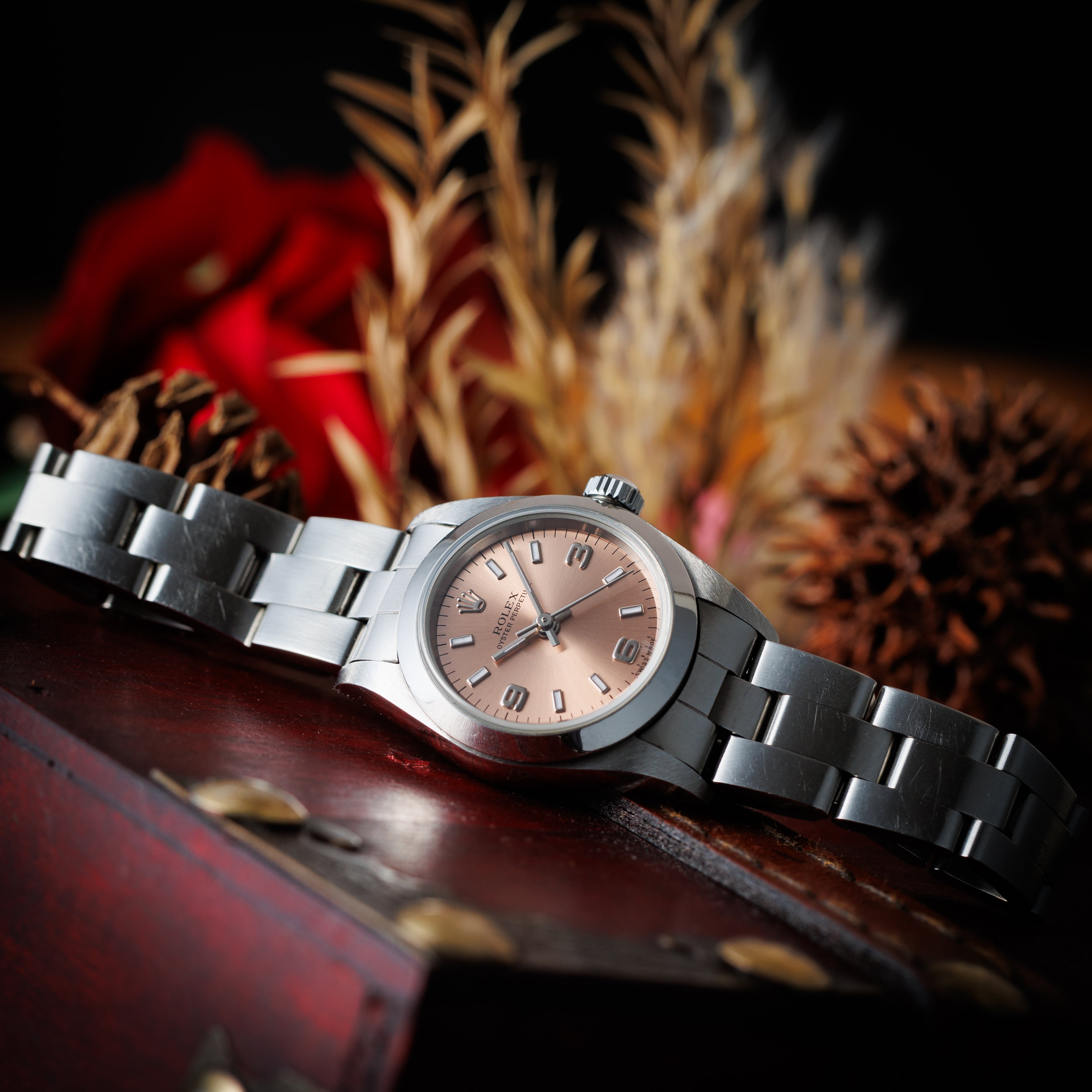 ロレックス レディース オイスターパーペチュアル 1999年製 Ref.76080 箱、冊子、タグ付き