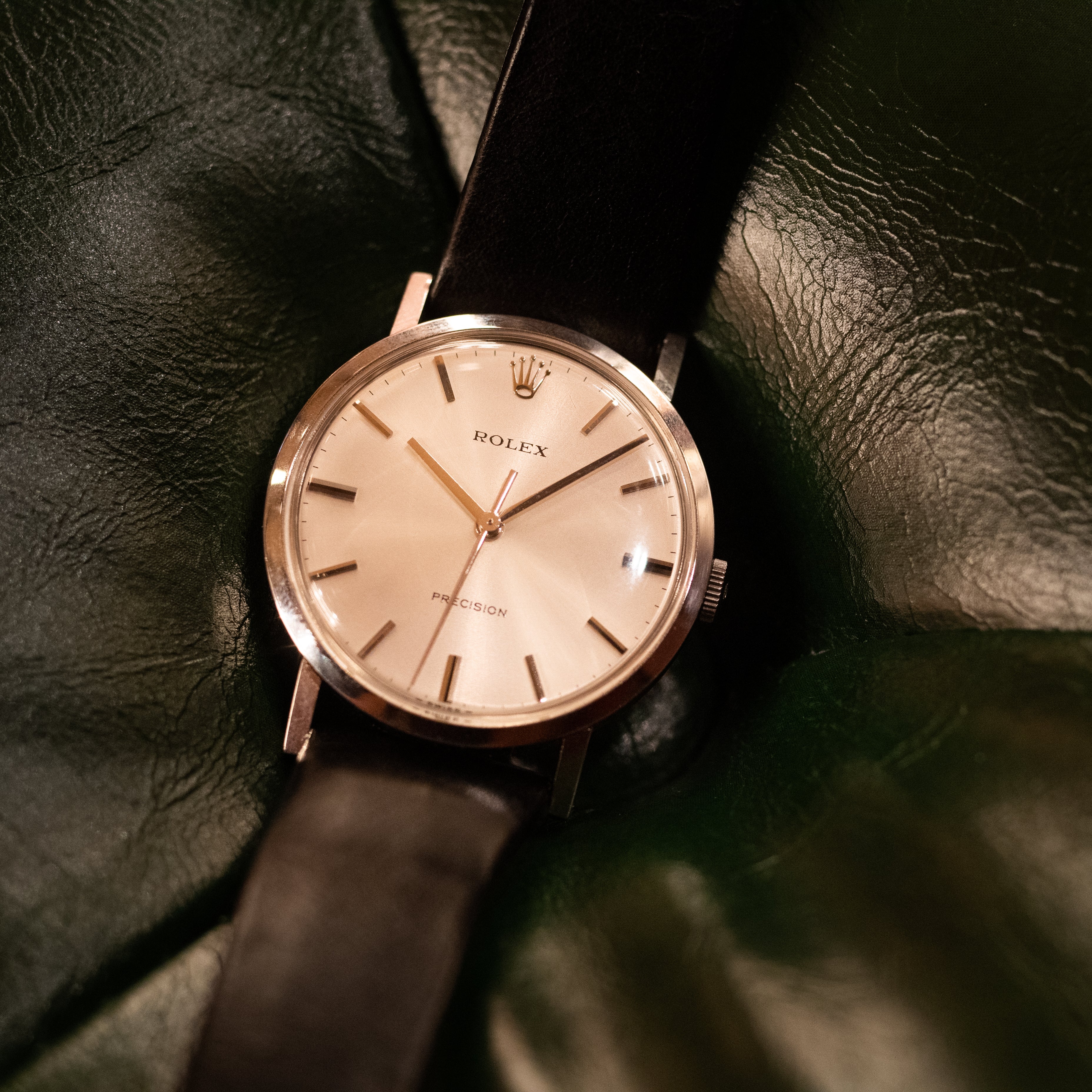 ロレックス  プレシジョン 1975年製 箱付き Ref.34.110 手巻き