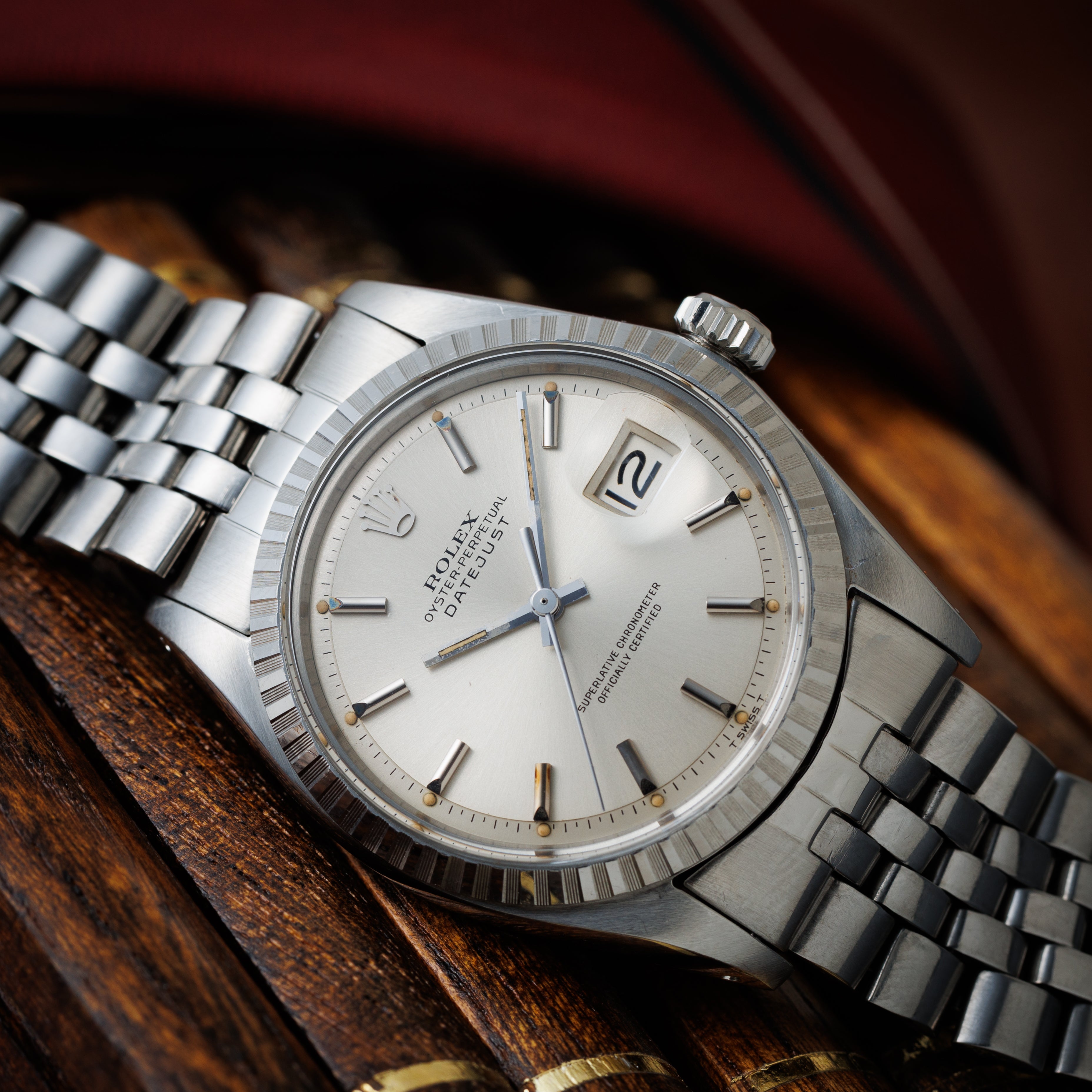 ロレックス デイトジャスト 1968年製 Ref.1603 シルバーダイヤル エングレーブドベゼル