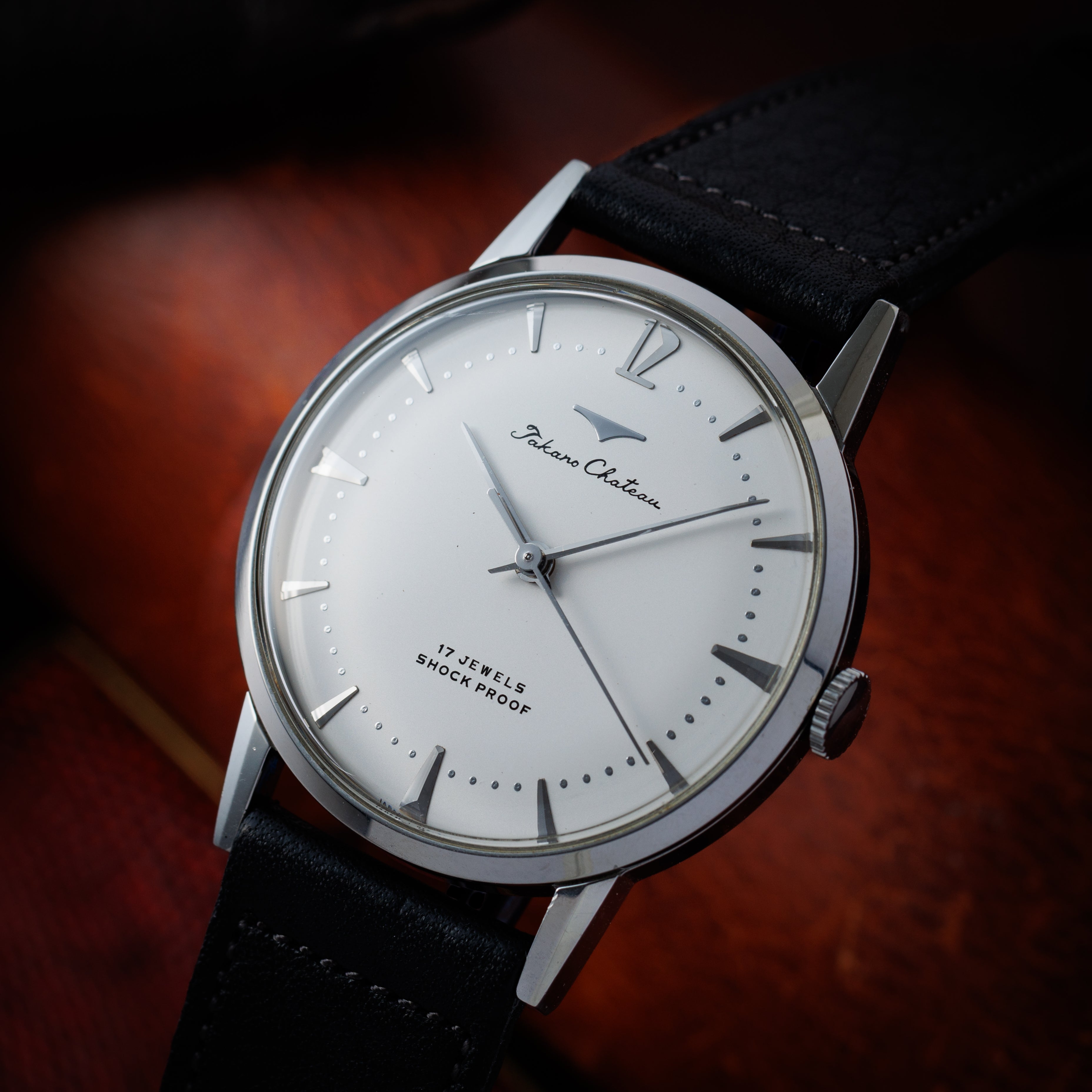 タカノ シャトー 手巻き 1998年製 復刻 純正尾錠付き