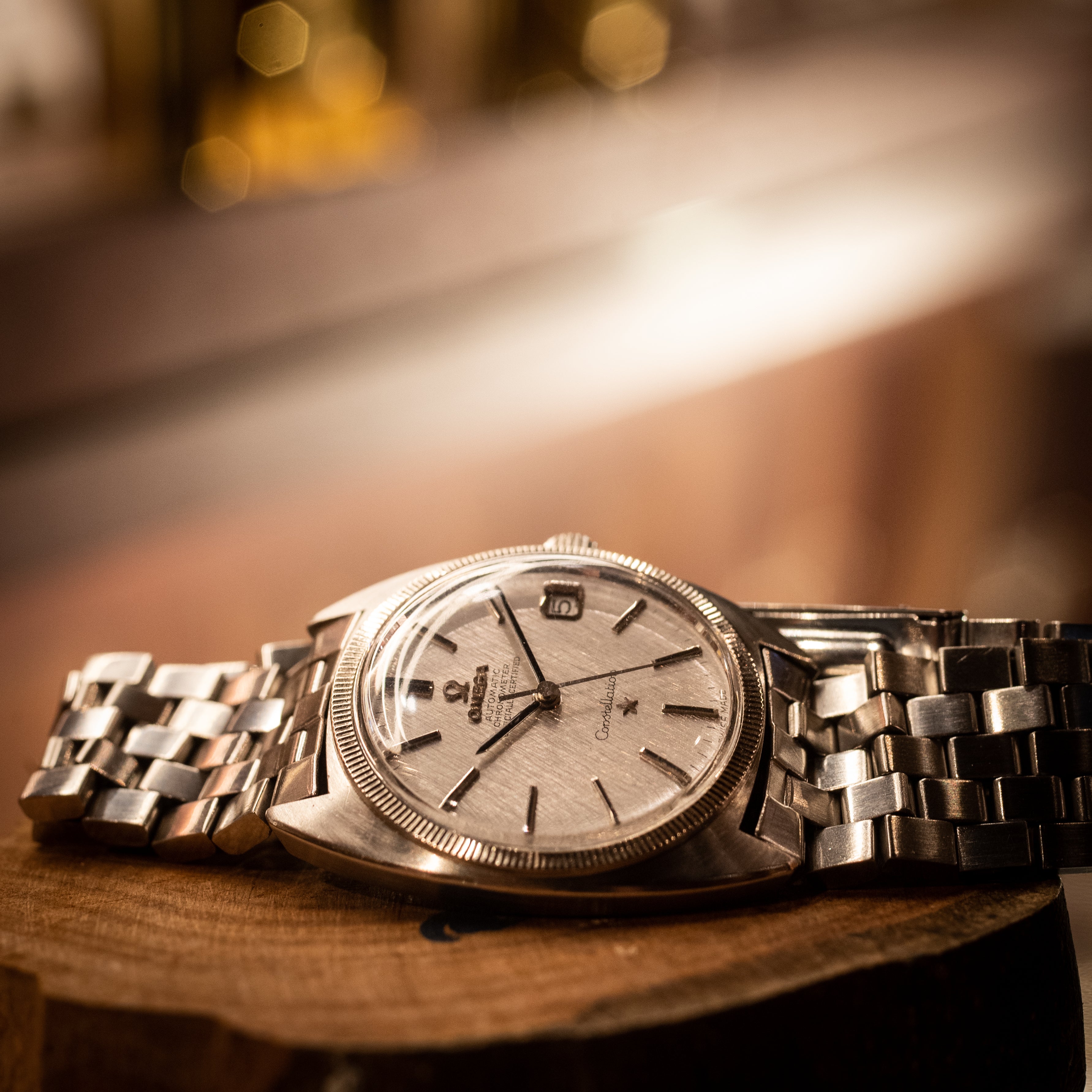 オメガ コンステレーション 1968年製  ジェンタデザイン 純正ブレス付き