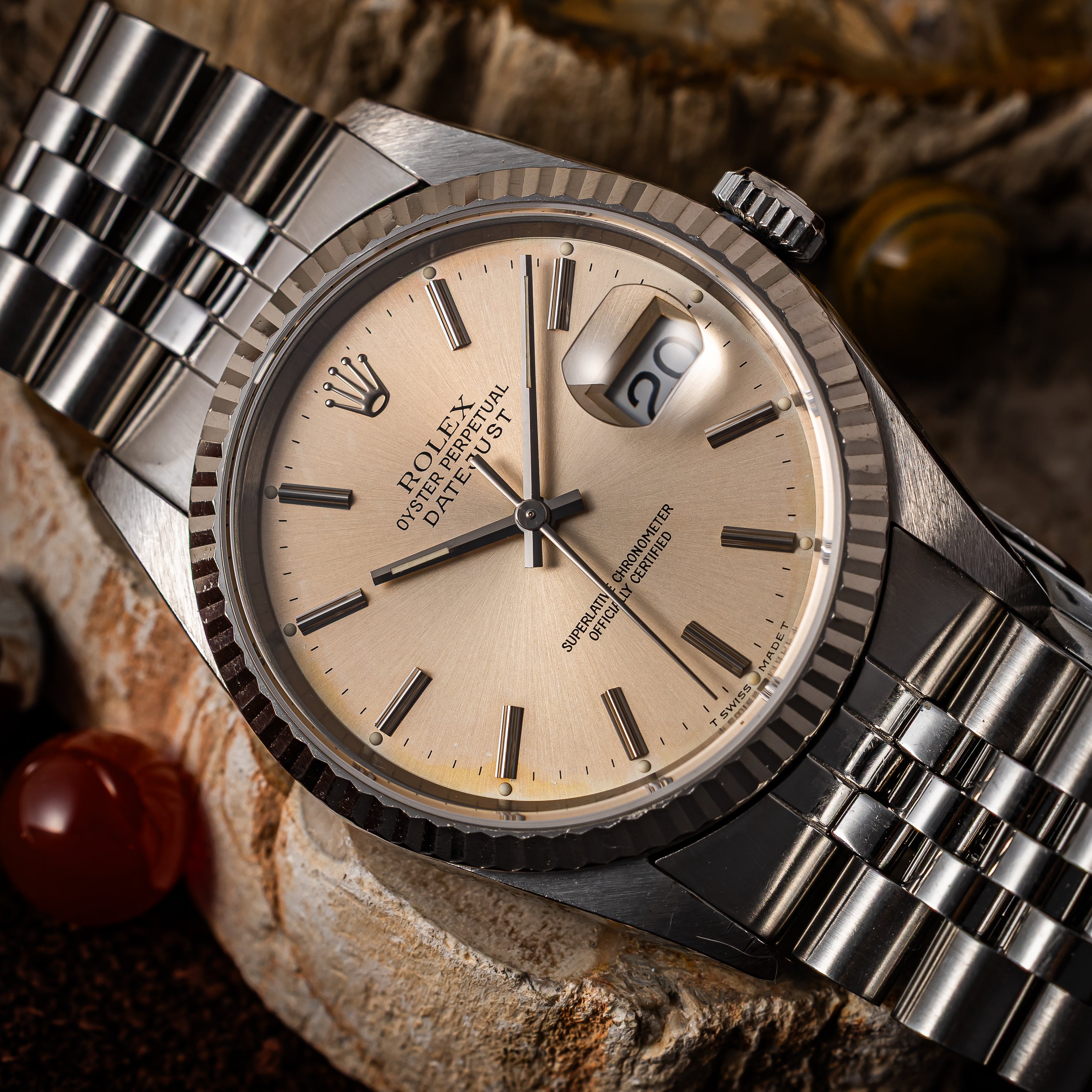 ロレックス デイトジャスト 1994年製 Ref.16234 パティーナダイヤル 箱・ギャラ付き