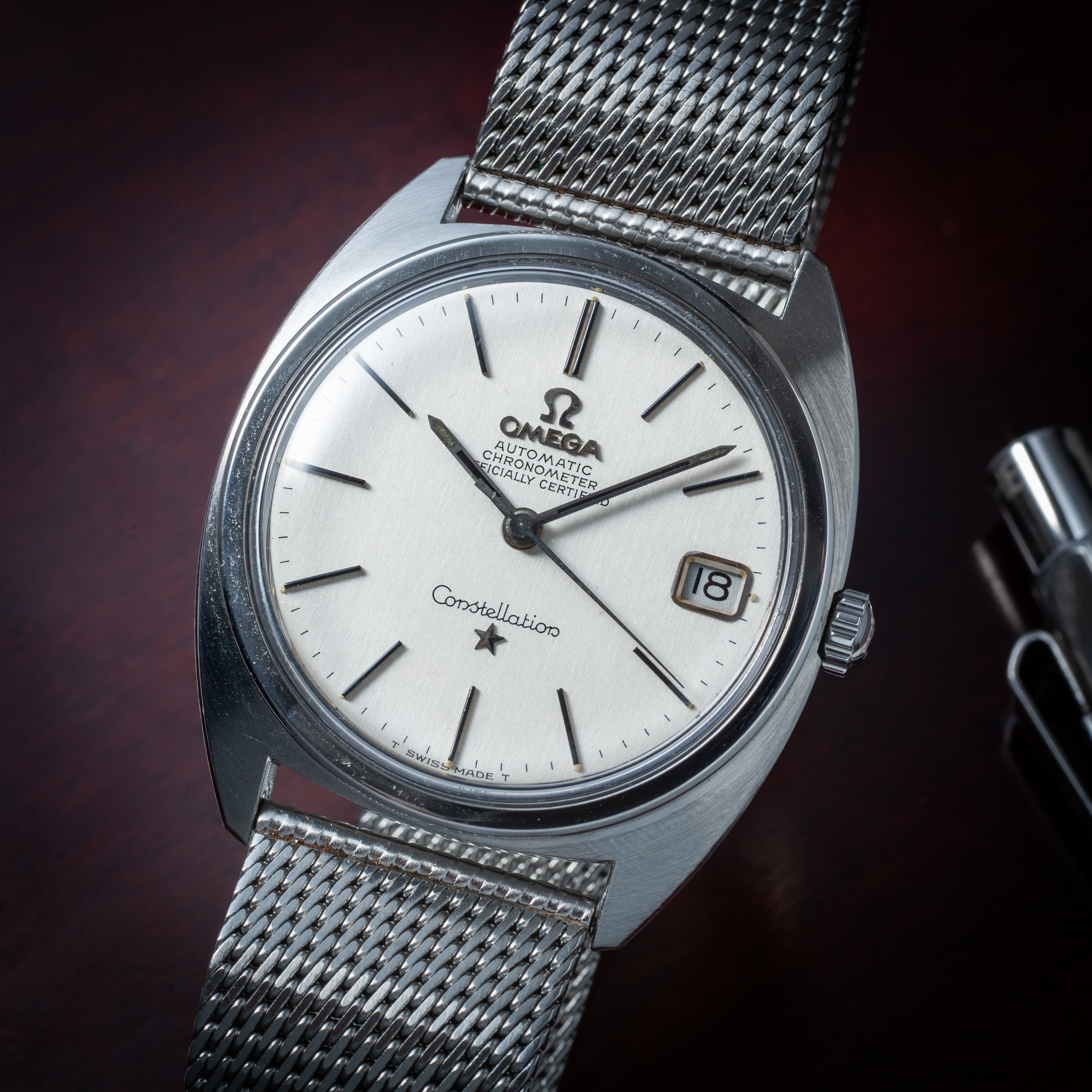 オメガ コンステレーション ジェンタ 1967年製 Ref.ST168.017 純正メッシュブレス付き