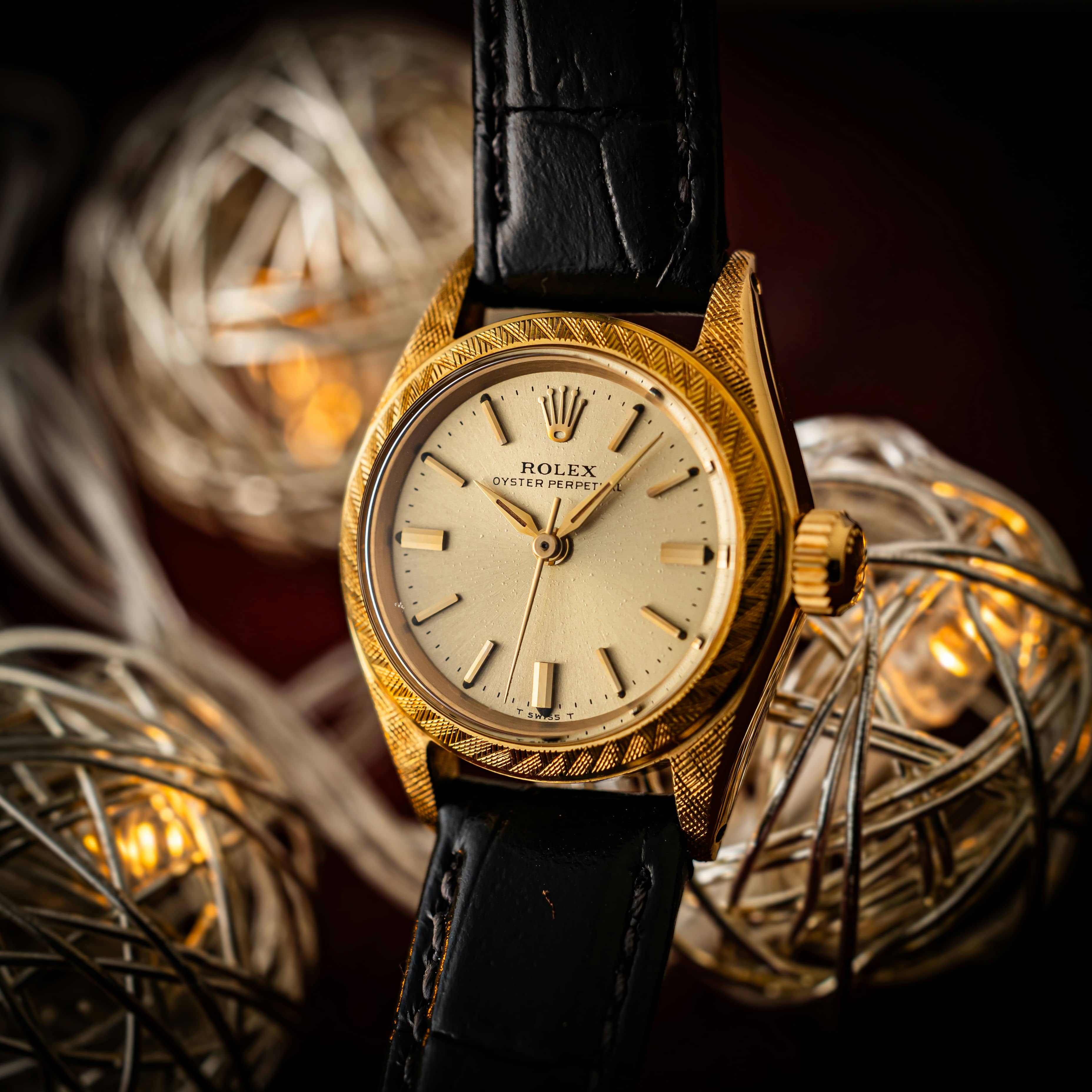 ロレックス レディース オイスターパーペチュアル 1964年製 Ref.6620 18Kイエローゴールド