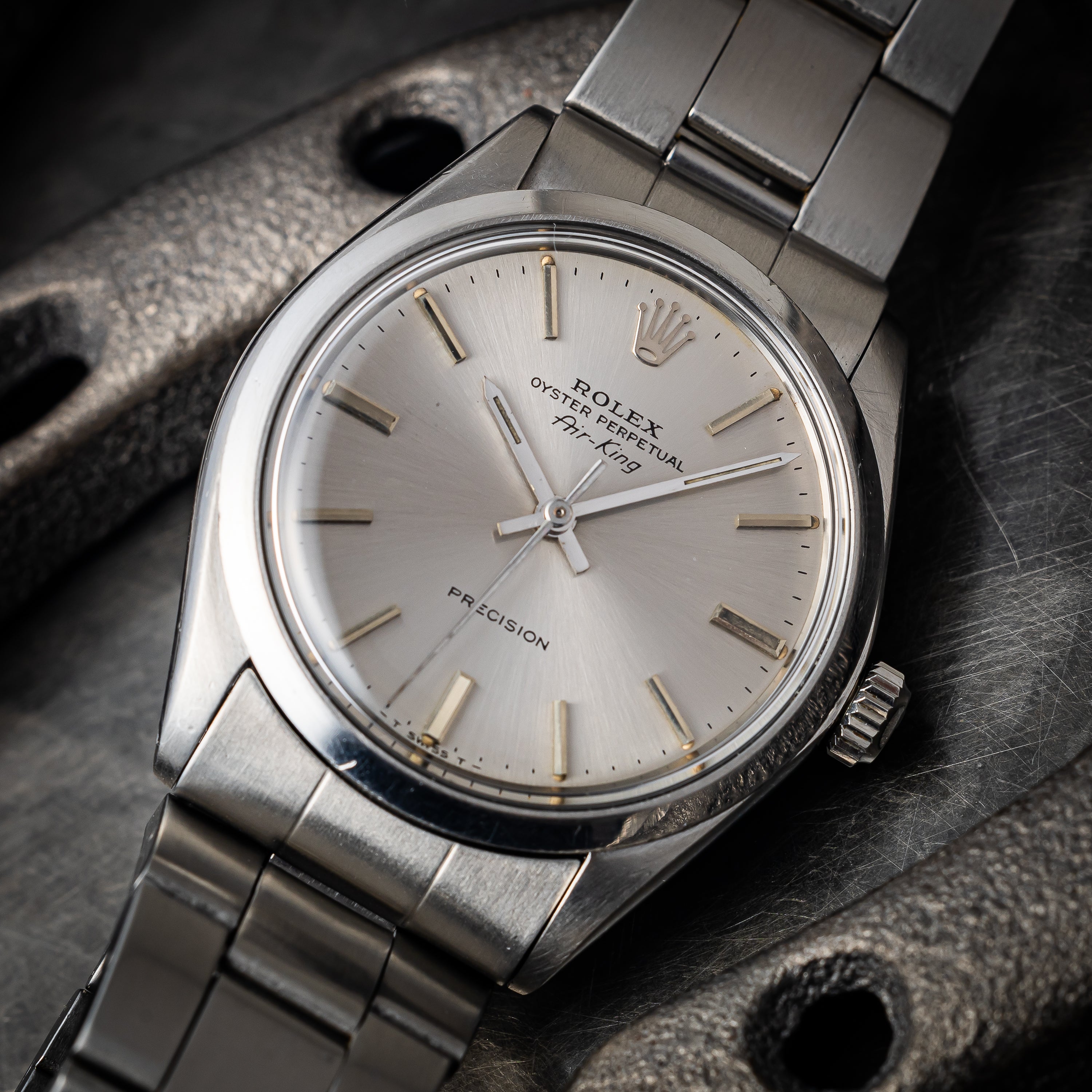 ロレックス エアキング 1974年製 Ref.5500 シルバーダイヤル