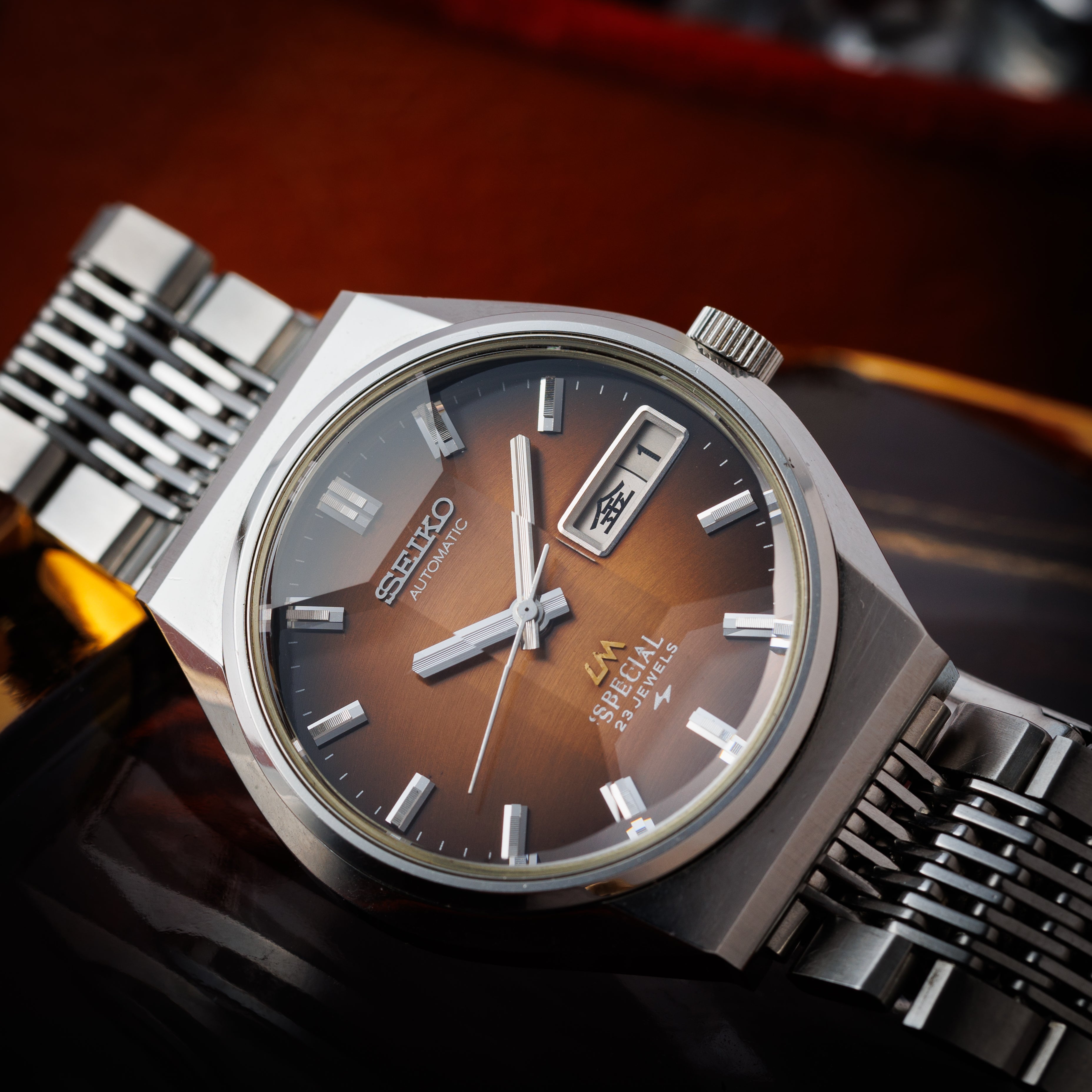 セイコー LM スペシャル 1974年製 Ref.5216-7070 ブラウングラデーション