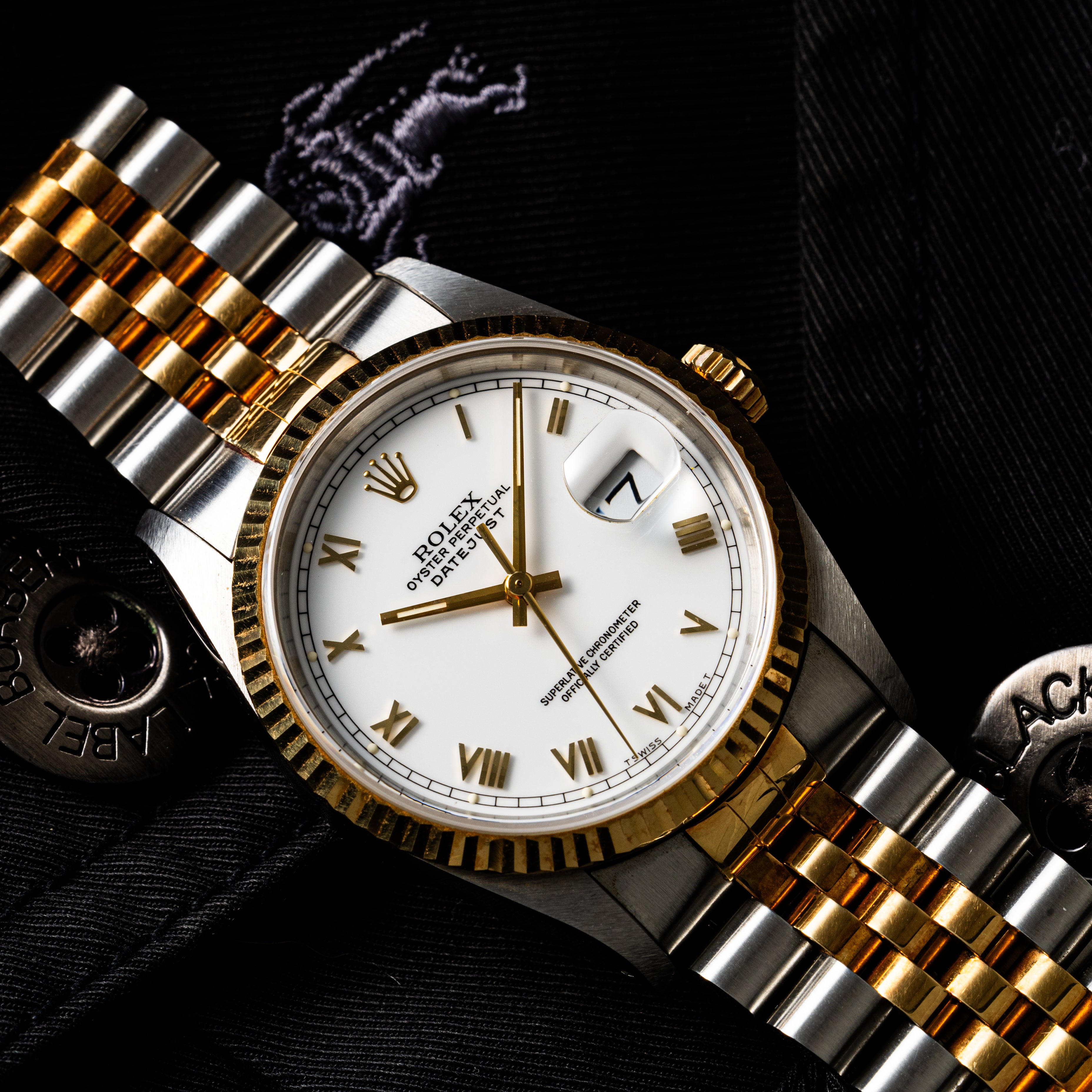 ロレックス デイトジャスト コンビ 1991年製 Ref.16233 箱、ギャラ付き