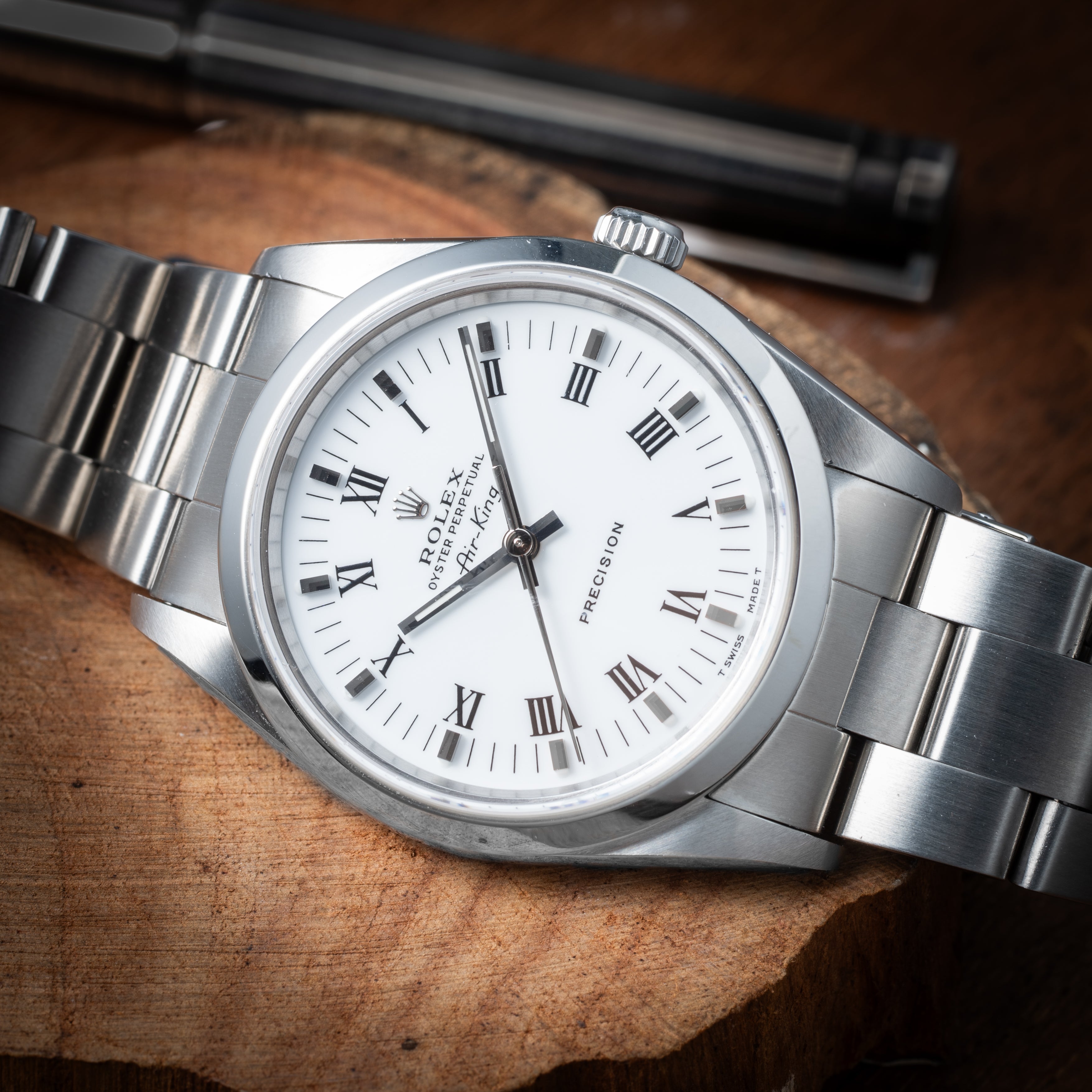 ロレックス エアキング Ref.14000 1996年製 ホワイトローマンダイヤル