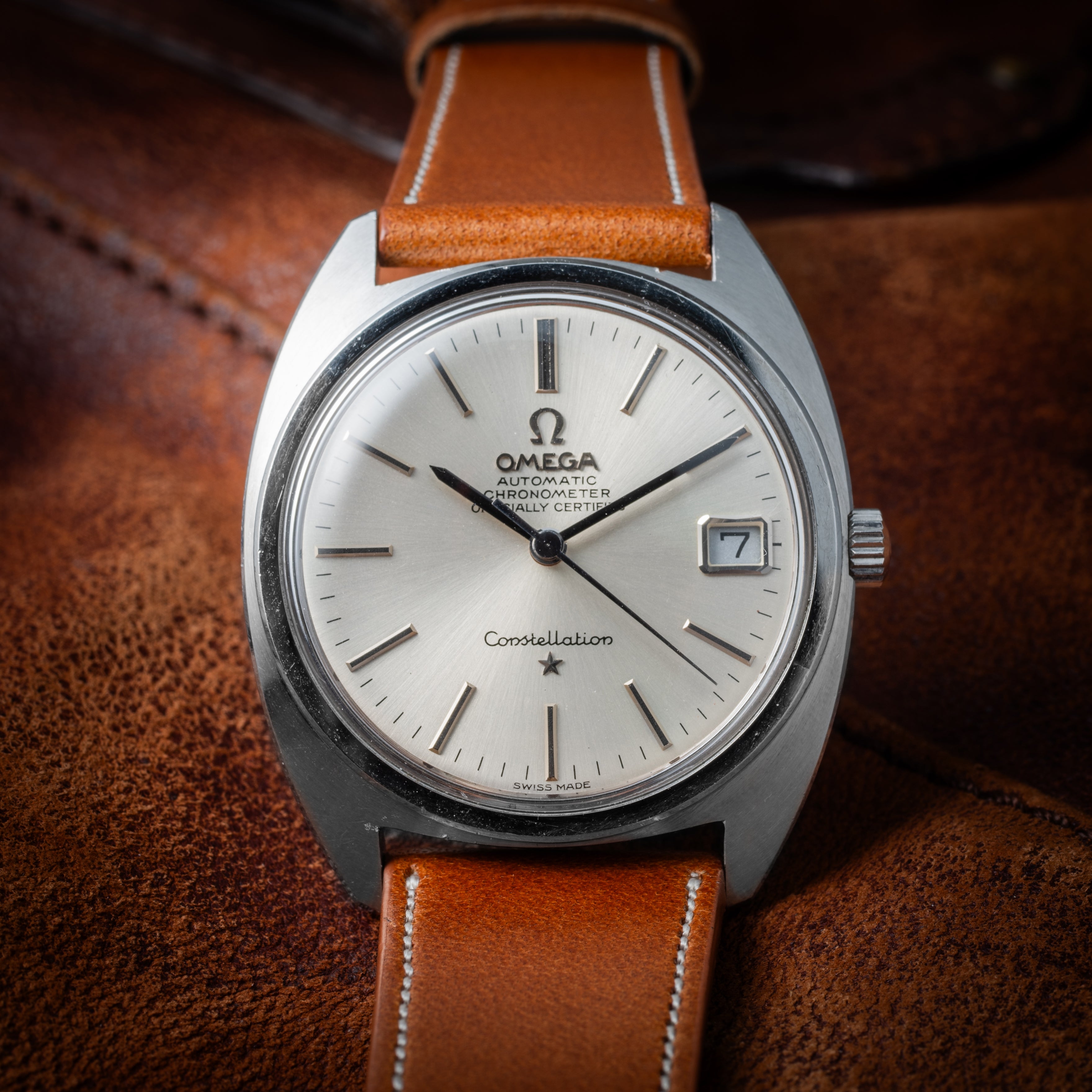 オメガ コンステレーション 1968年製 Ref.168.017 ジェンタ シルバーダイヤル