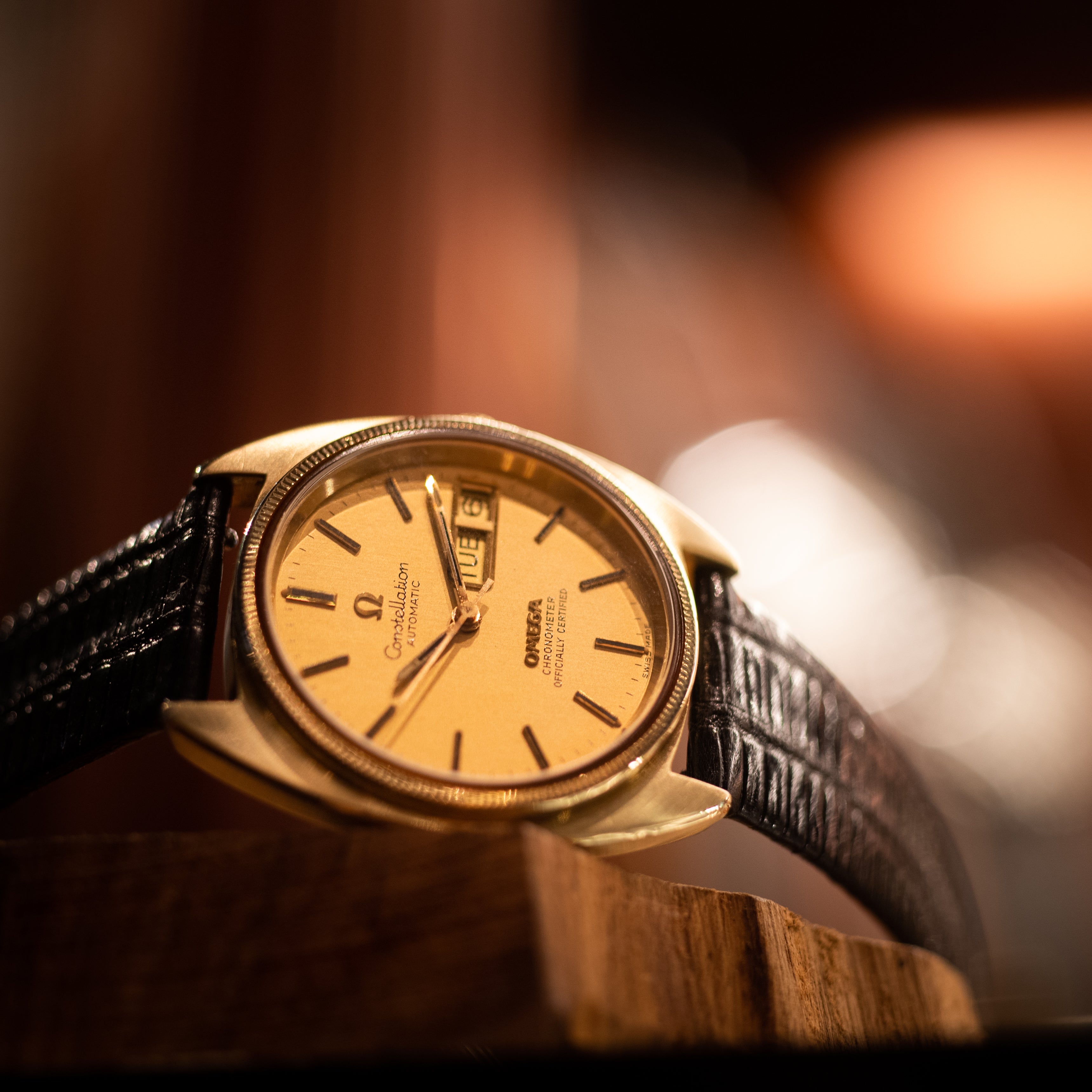 オメガ コンステレーション 1973年製 ジェンタデザイン Cライン 後期 GF×YGベゼル