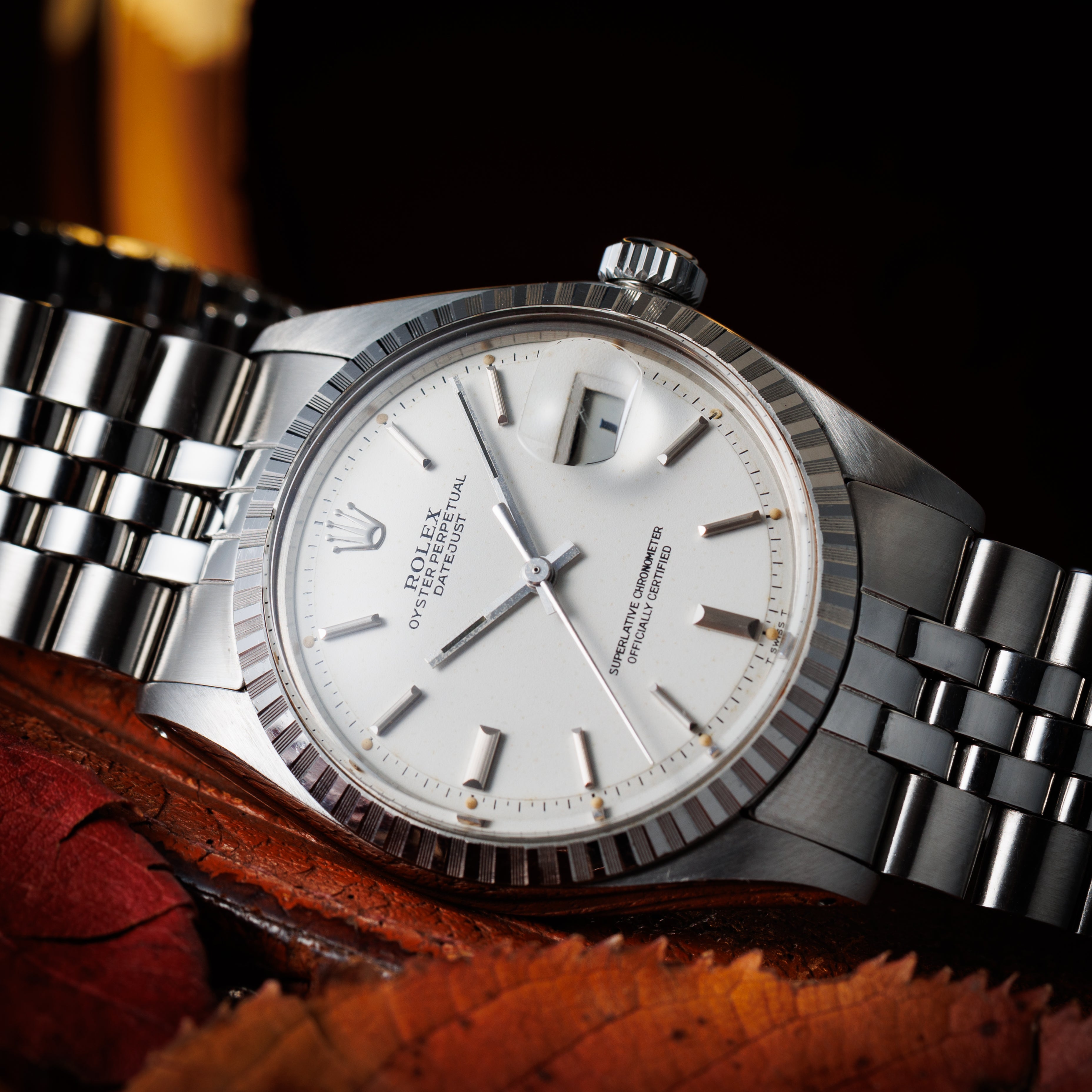 ロレックス デイトジャスト 1972年製 Ref.1603 ホワイトダイヤル ギャラ付き