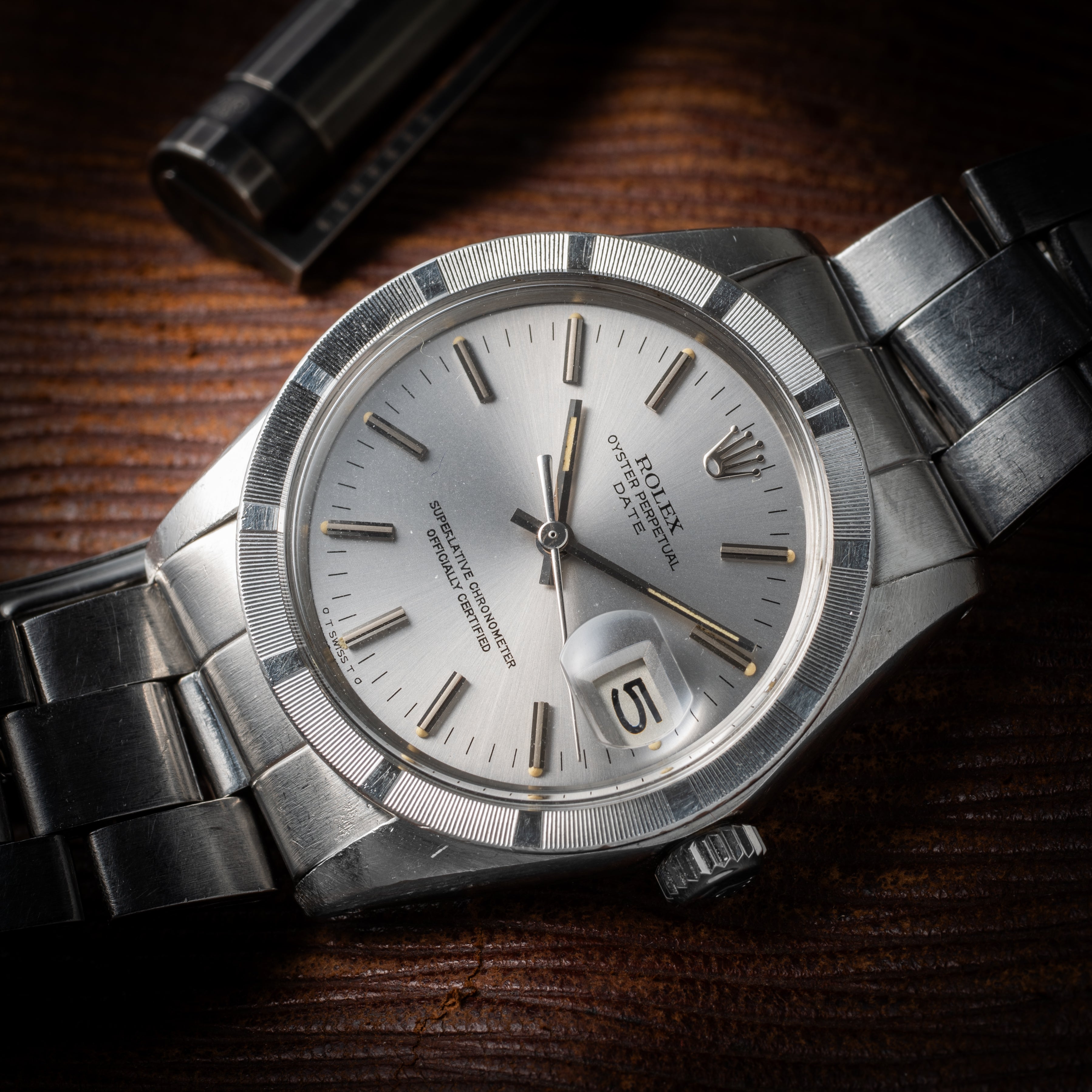 ロレックス オイスターパーペチュアルデイト 1973年製 Ref.1501 シルバーシグマダイヤル