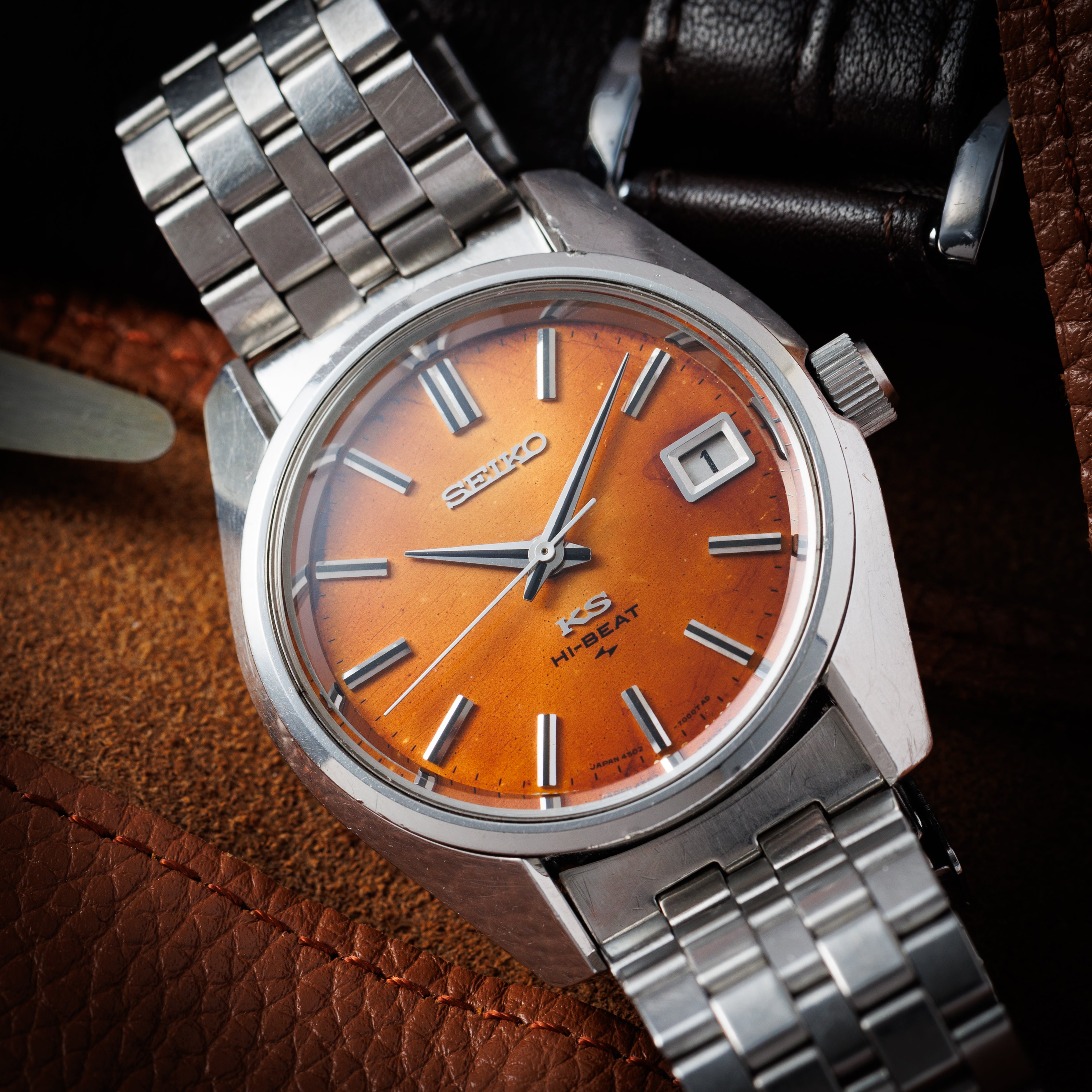 「取り置き」キングセイコー 1969年製 Ref.4502-7000 45KS パティーナダイヤル