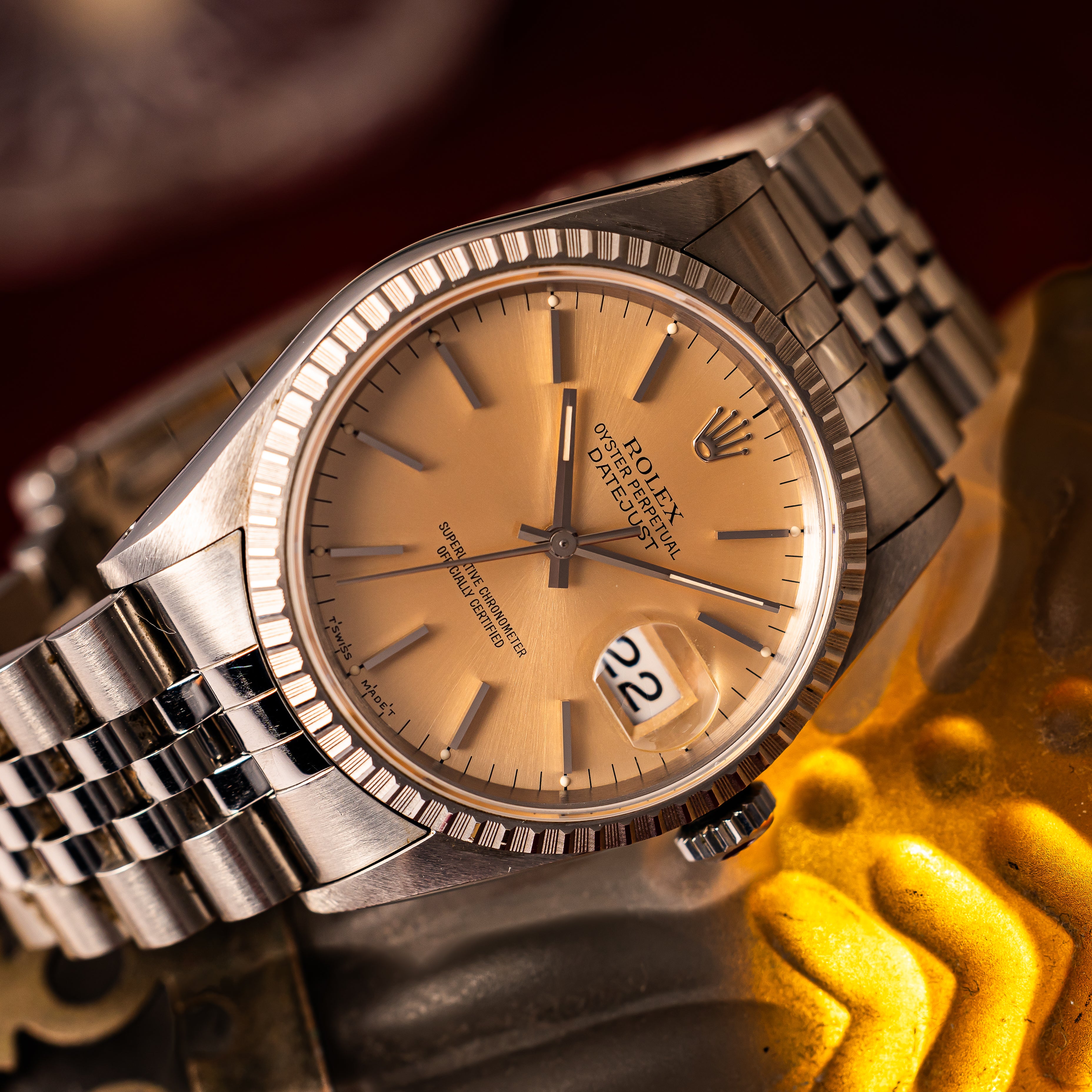 ロレックス デイトジャスト 1991年製 Ref.16220 箱、ギャラ、冊子、タグ、コマ