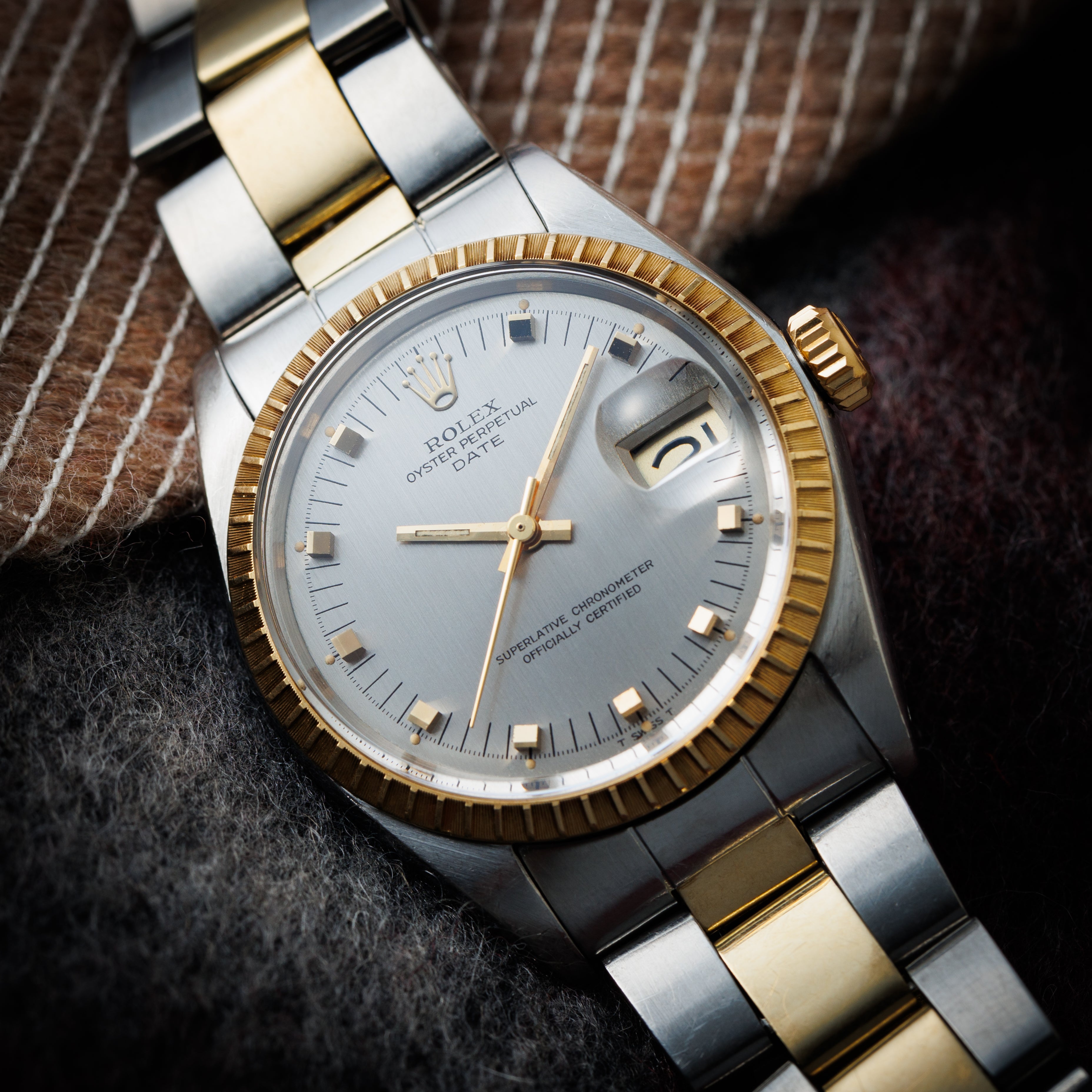 ロレックス オイスターパーペチュアルデイト コンビ 1971年製 Ref.1505