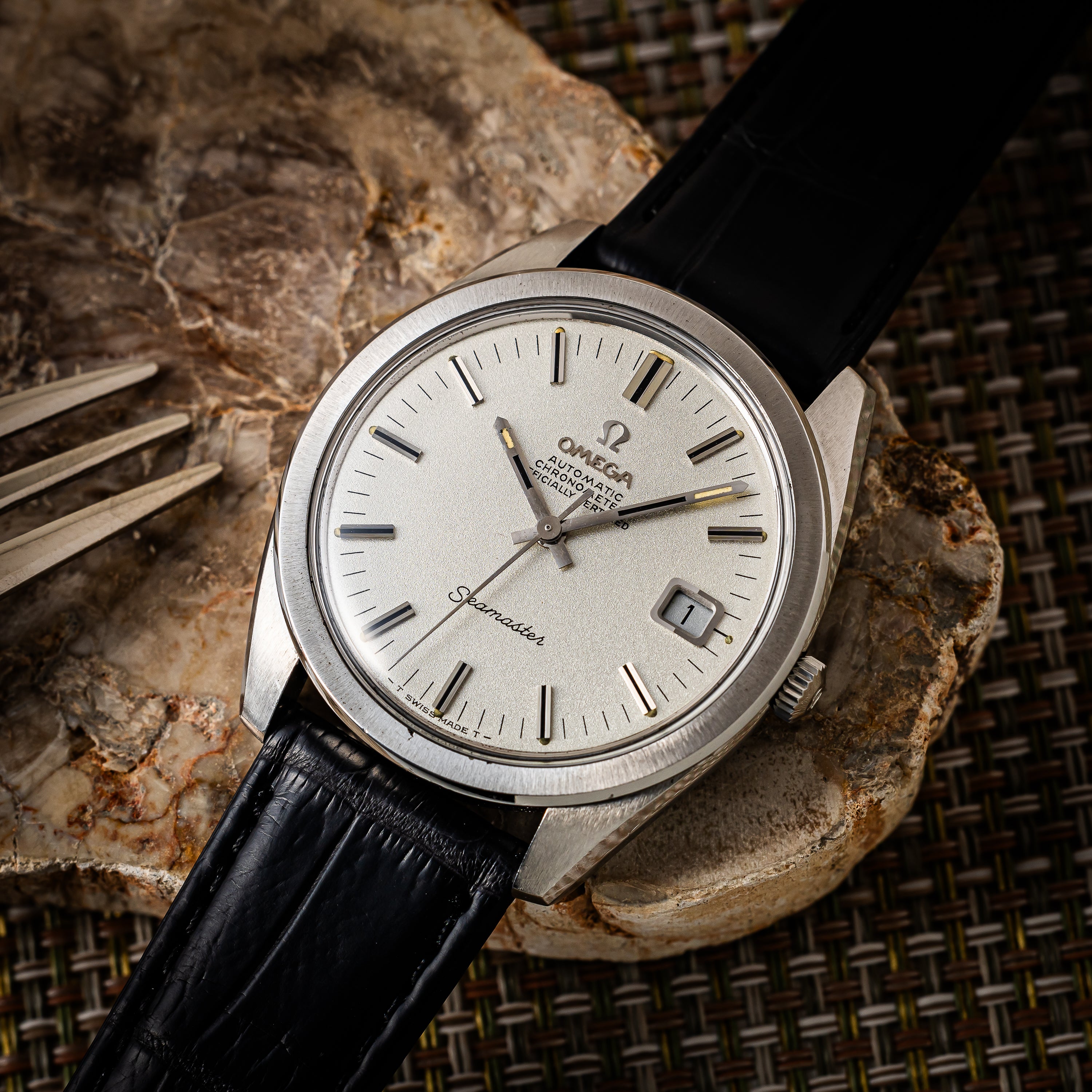 オメガ シーマスター クロノメーター 1969年製 Ref.168.022 シルバーダイヤル