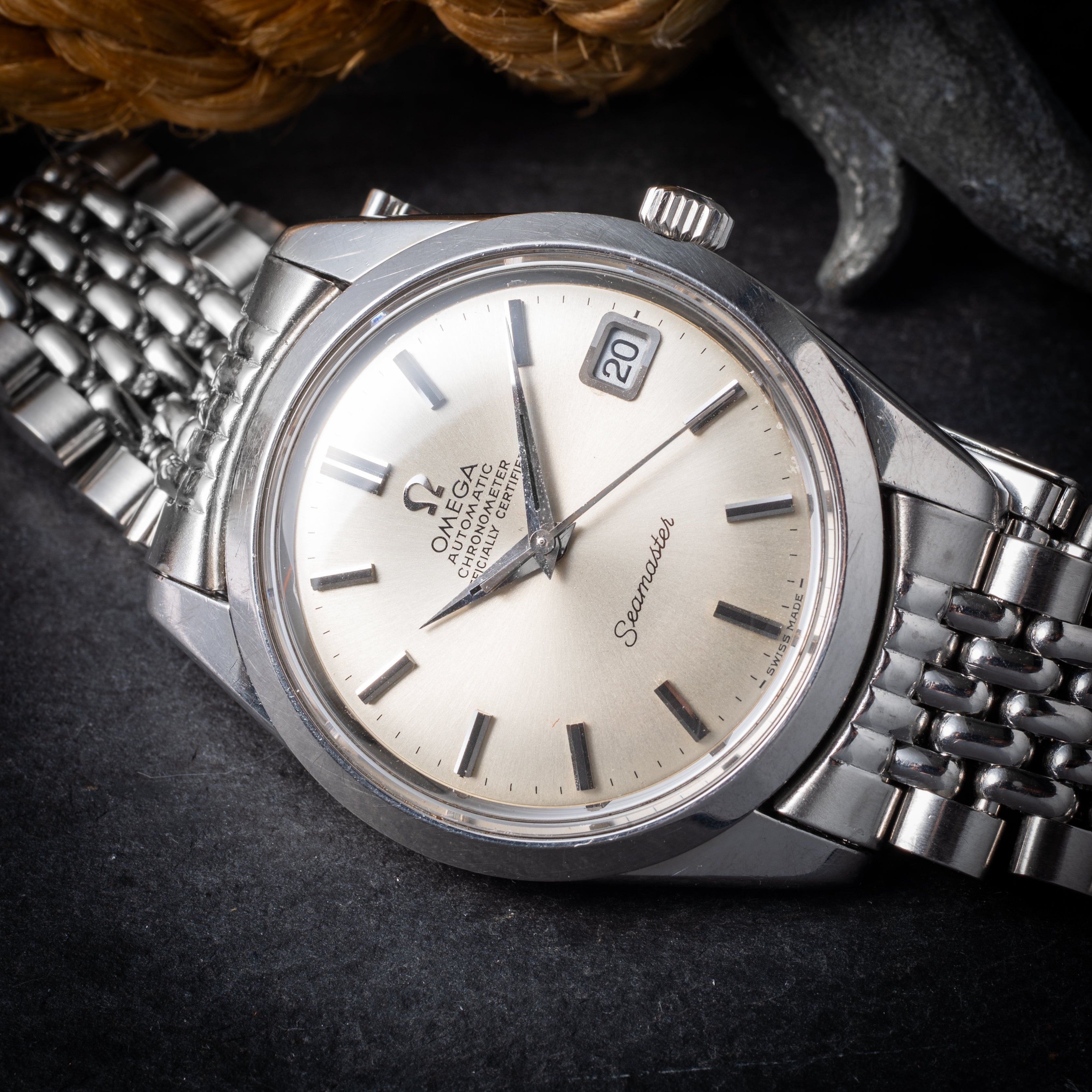 オメガ シーマスター クロノメーター 1971年製 自動巻Cal.564 純正ブレス付き