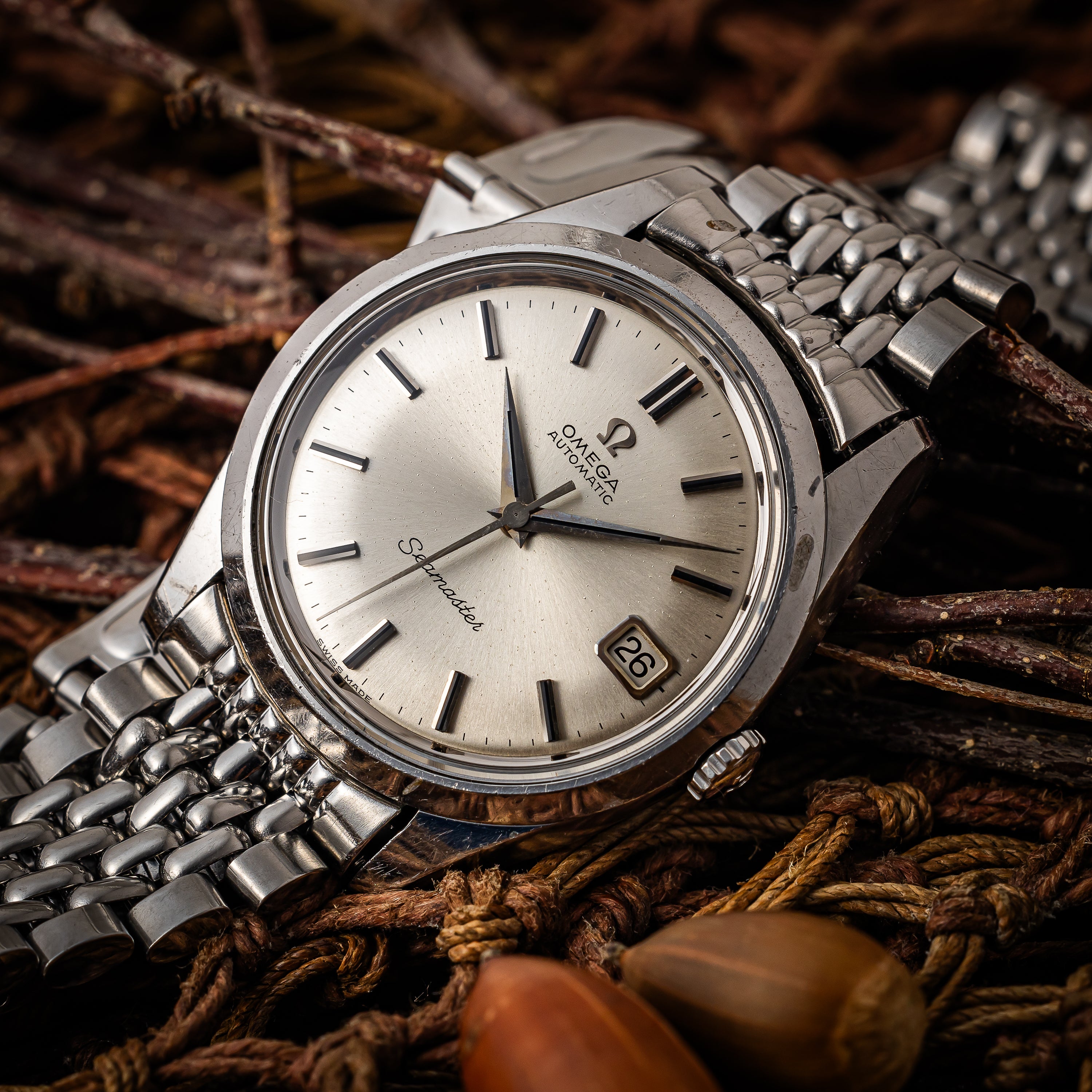 オメガ シーマスター 1965年製 Ref.166.010 ブレス付き