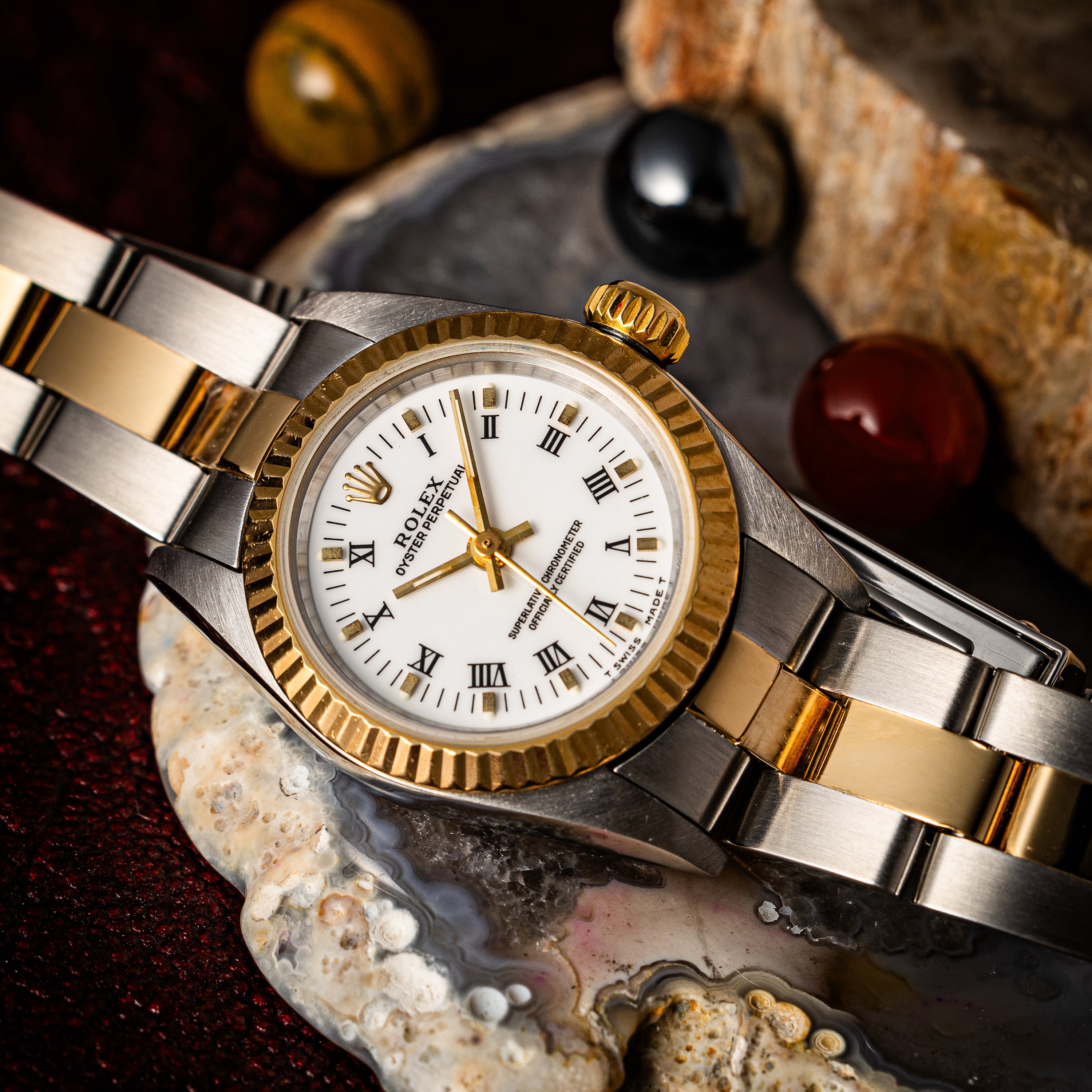 ロレックス レディース コンビ 1997年製 オイスターパーペチュアル Ref.67193ノンデイト