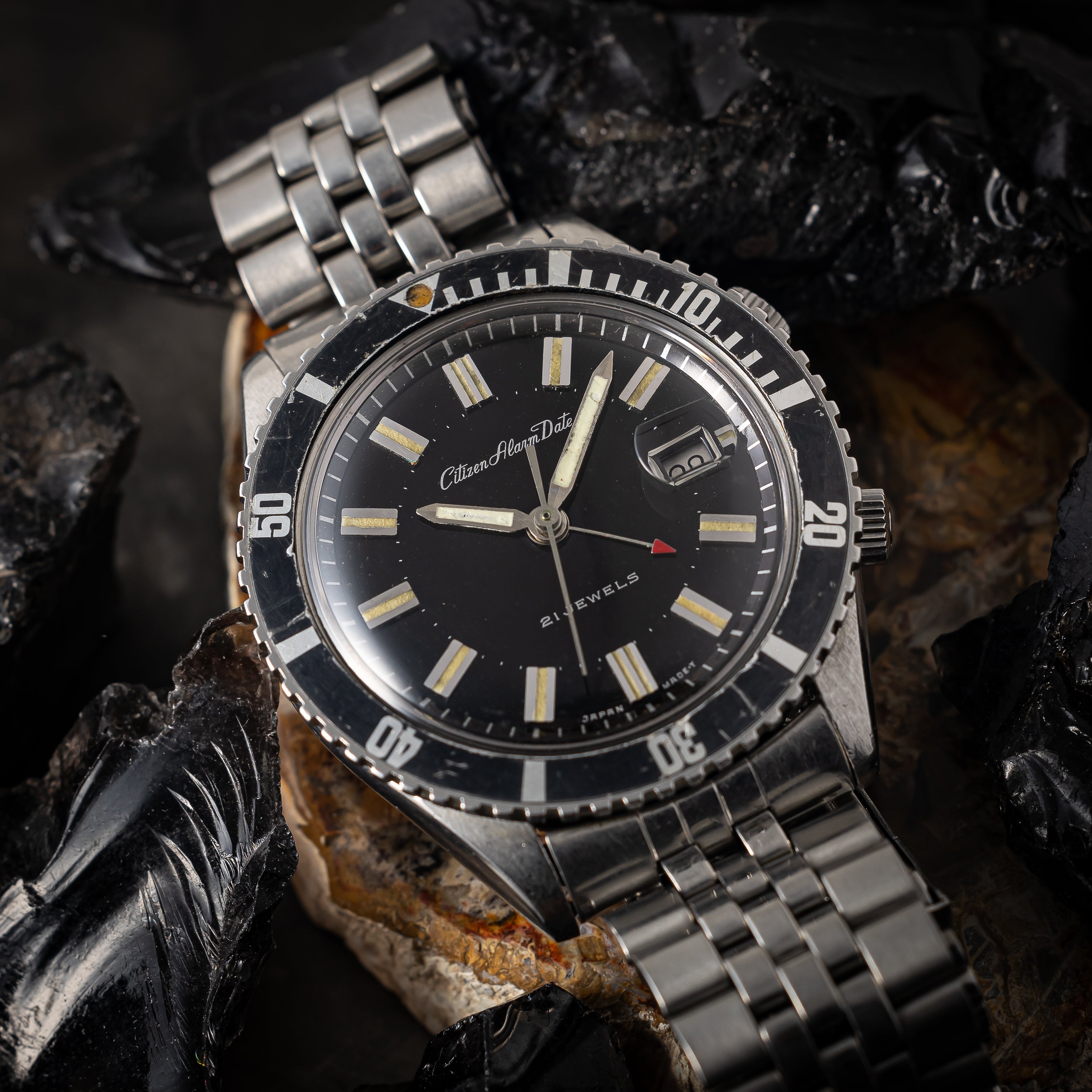 シチズン アラームデイト ダイバー 1968年製 Ref.ALDS52902-Y