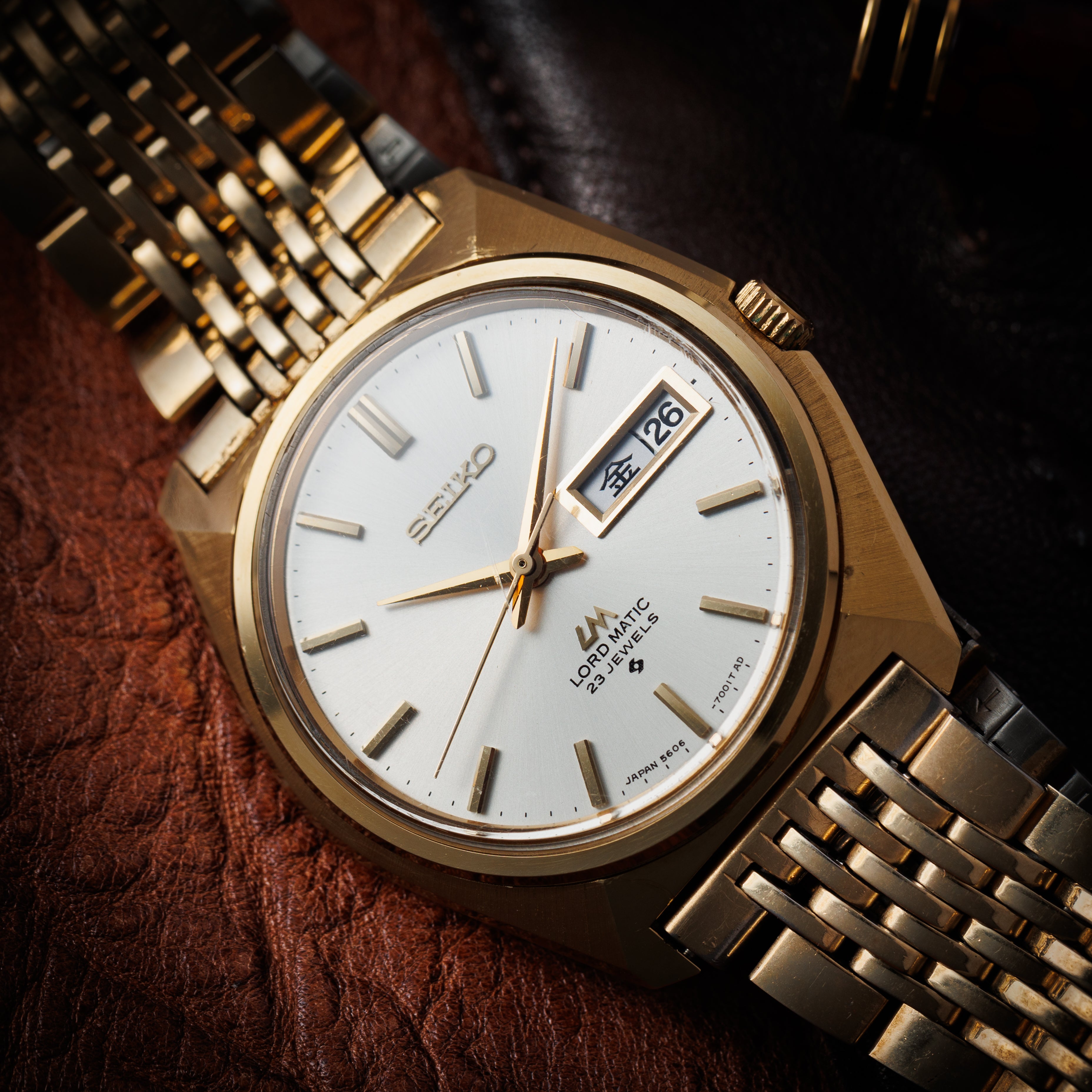 セイコー LM 国鉄刻印 1970年代製 Ref.5606-7000 SGP 純正ブレス