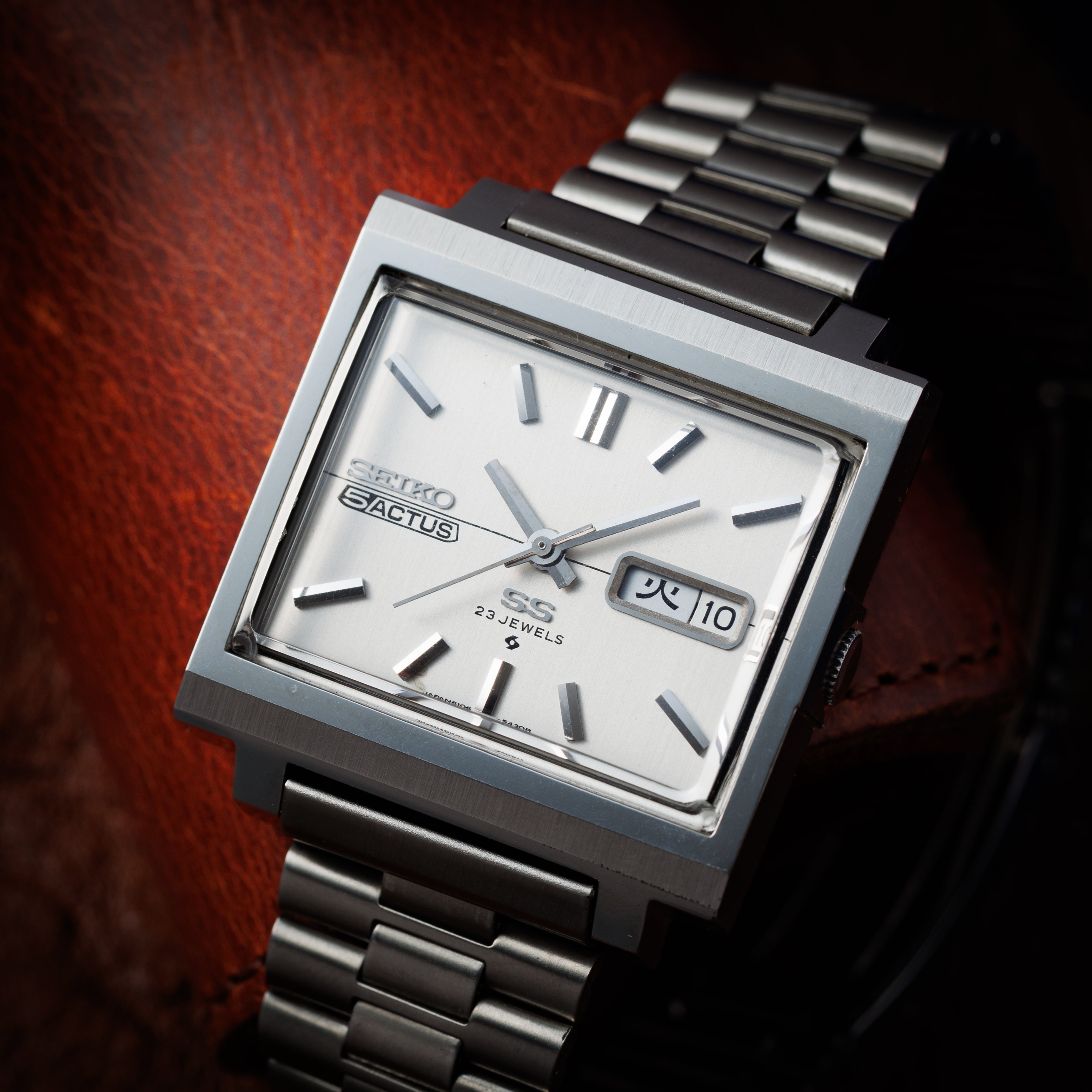 セイコー 5アクタス 角型 1972年製 Ref.6106-5440 未使用品 説明書、タグ付き