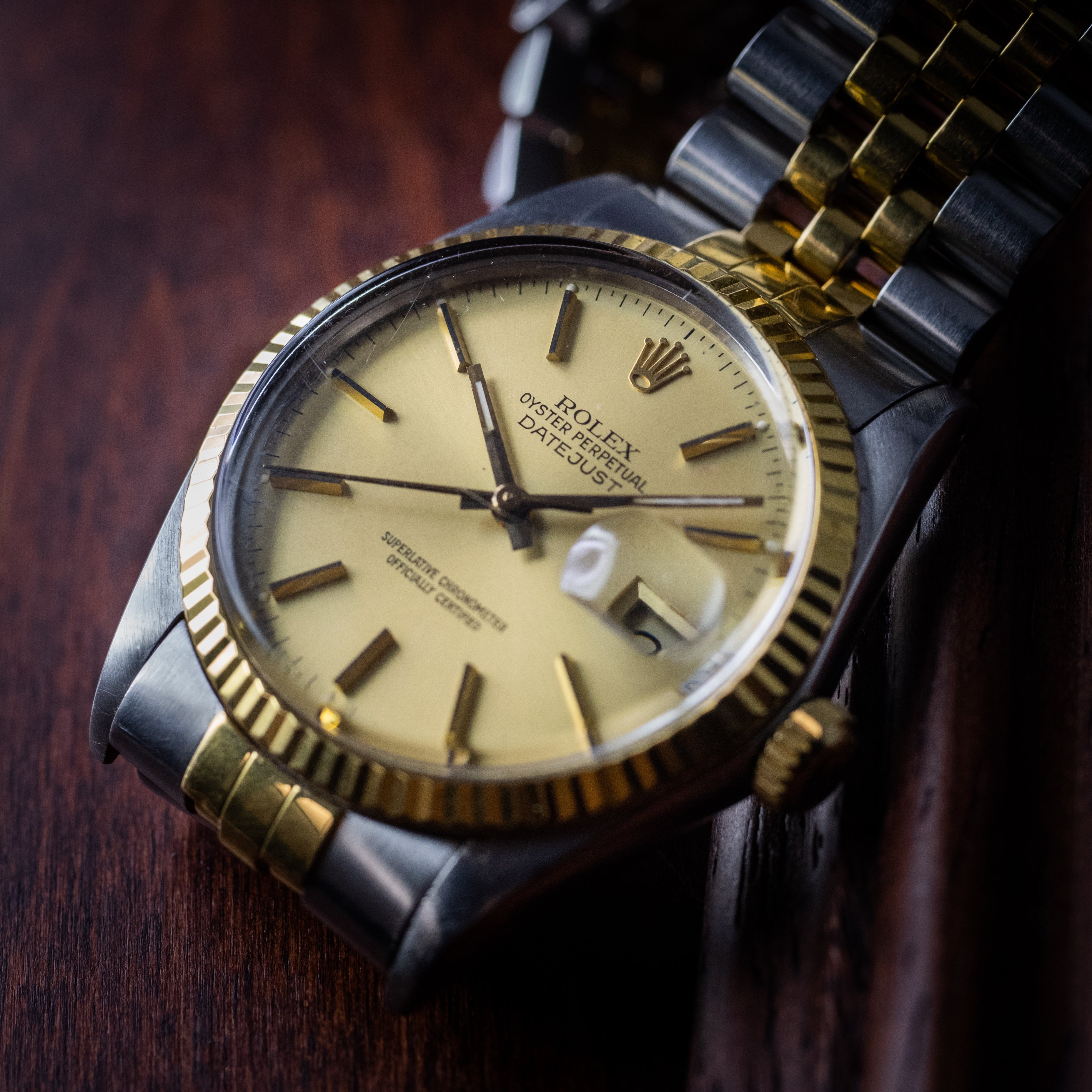 ロレックス デイトジャスト 1985年製 コンビ Ref.16013