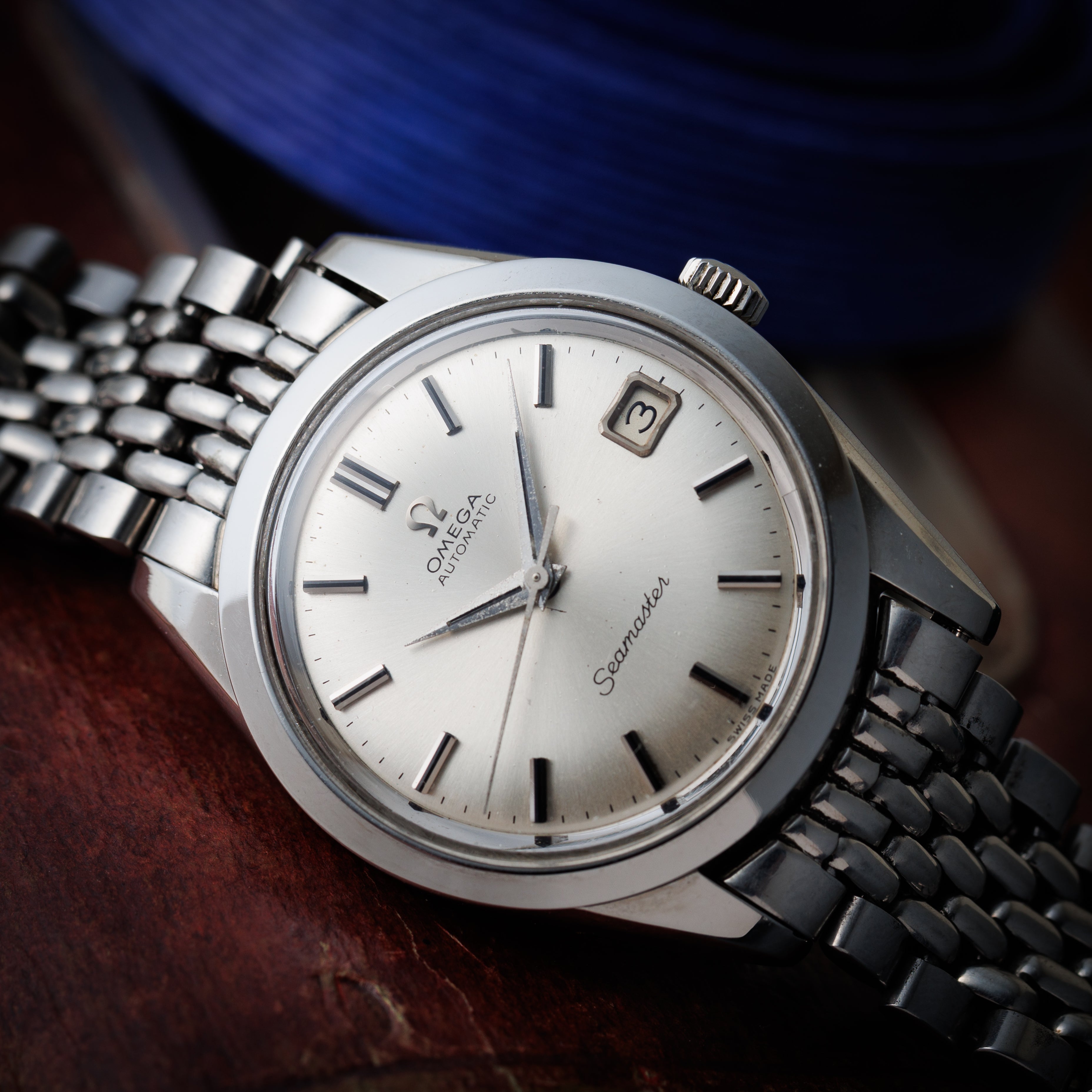 オメガ シーマスター 1965年製 Ref.168.024 シルバーダイヤル ブレス付き