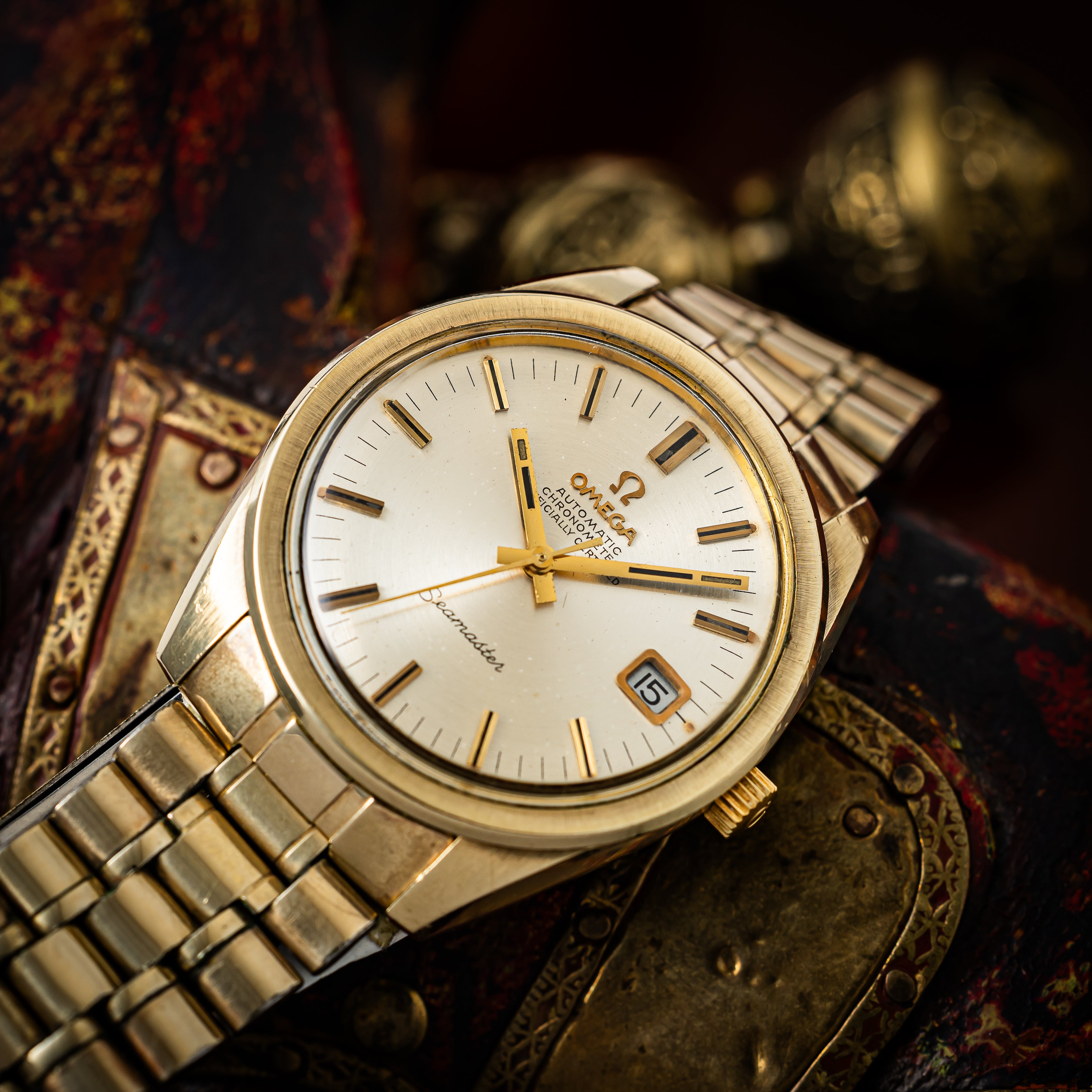 オメガ シーマスター クロノメーター 1968年製 Ref.168.022 トップゴールド