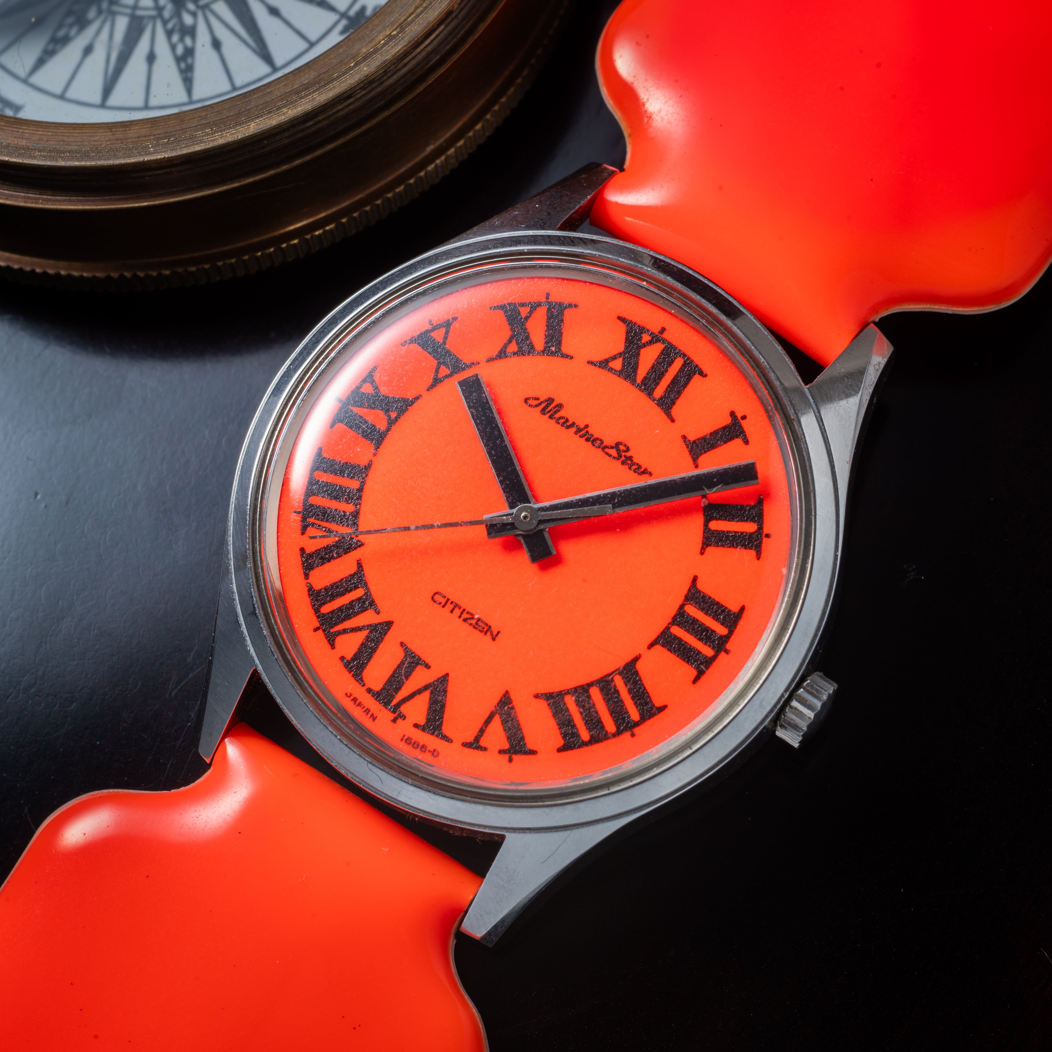 シチズン マリンスター 1968年製 Ref.H005 3001-T オレンジダイヤル 未使用品