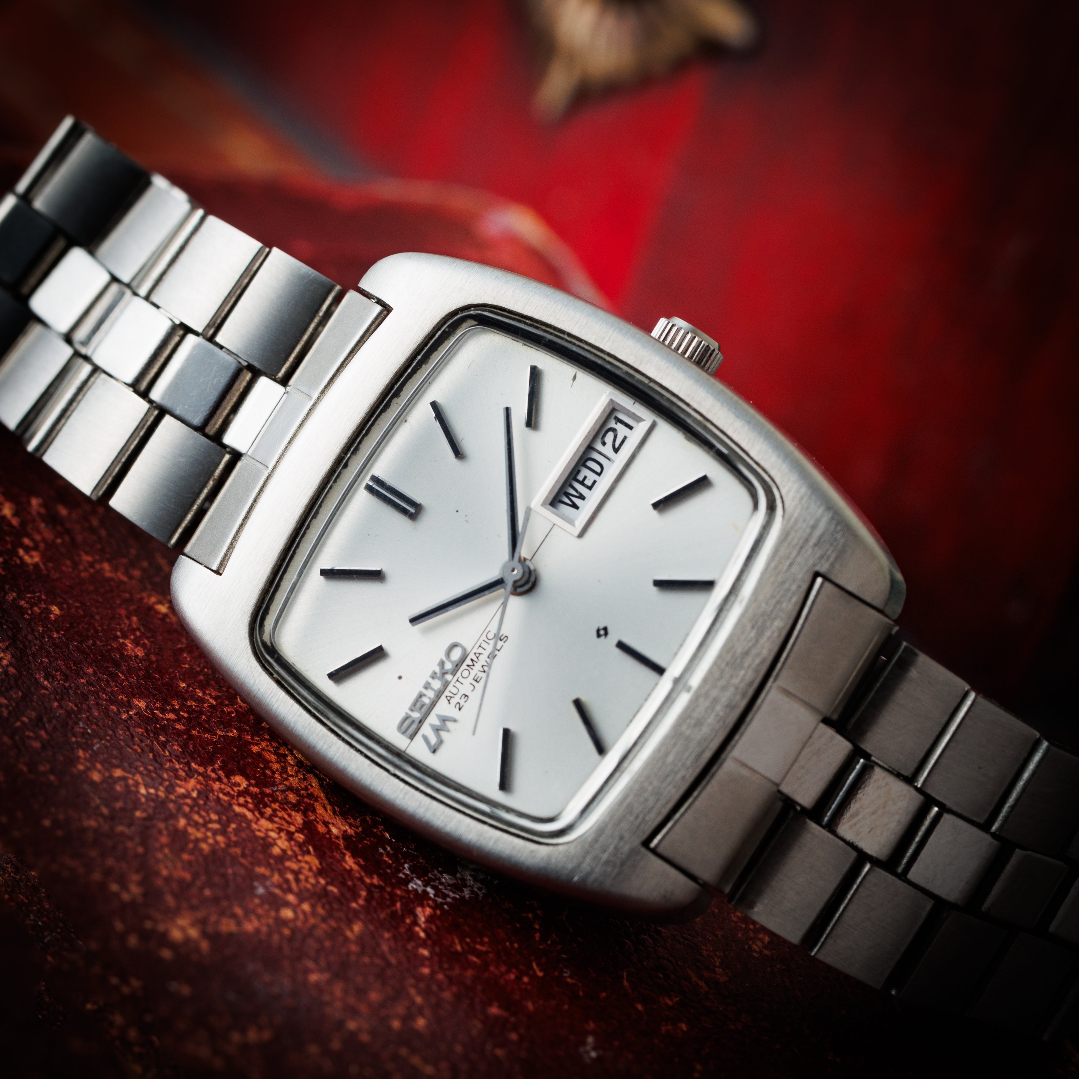 セイコー ロードマチック 角型 1971年製 Ref.5606-5040  取扱説明書、タグ付き