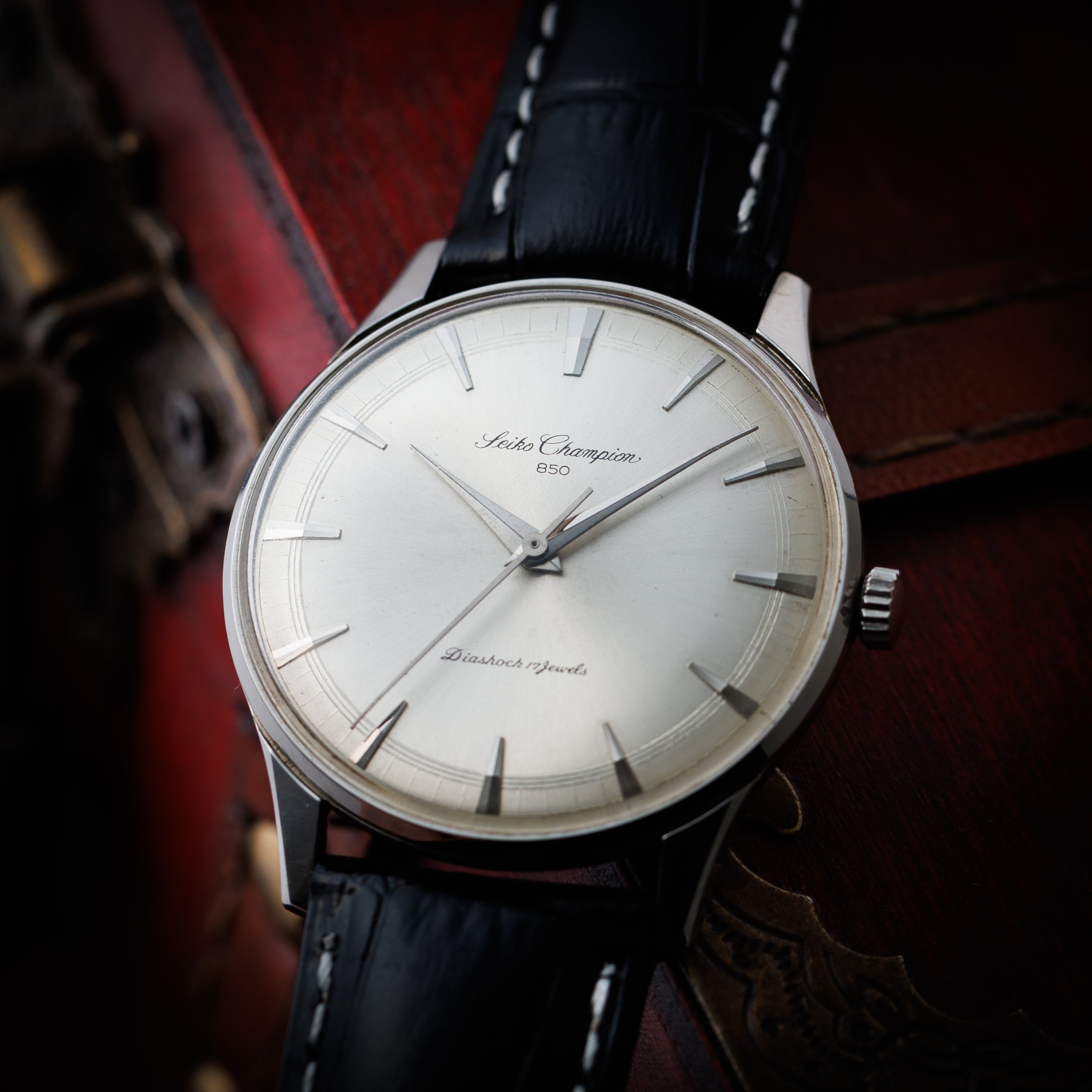 セイコー チャンピオン 850 1963年製 Ref.J15018 シルバーダイヤル