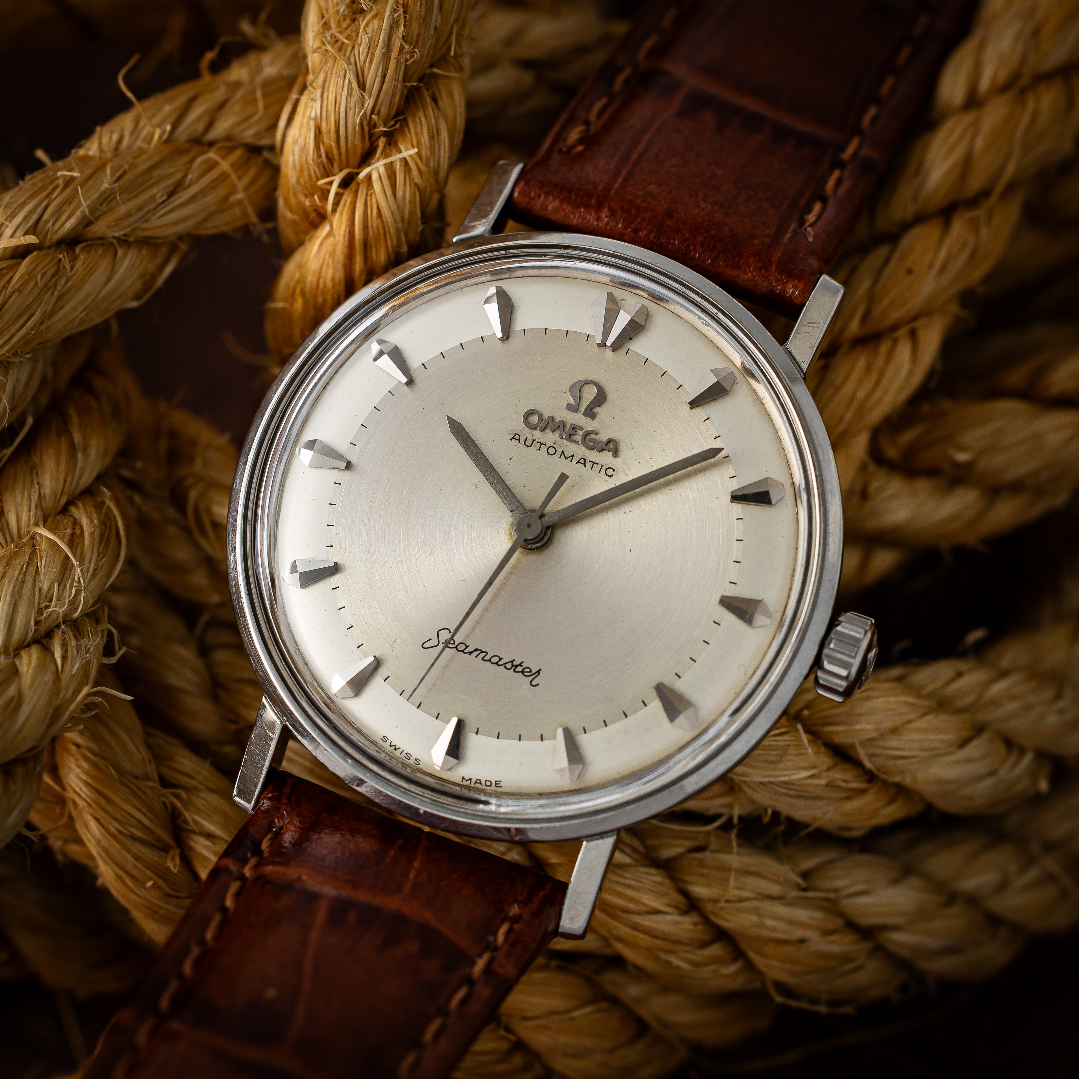 オメガ シーマスター オートマチック 1959年製 Ref.14765-2SC ツートーンダイヤル