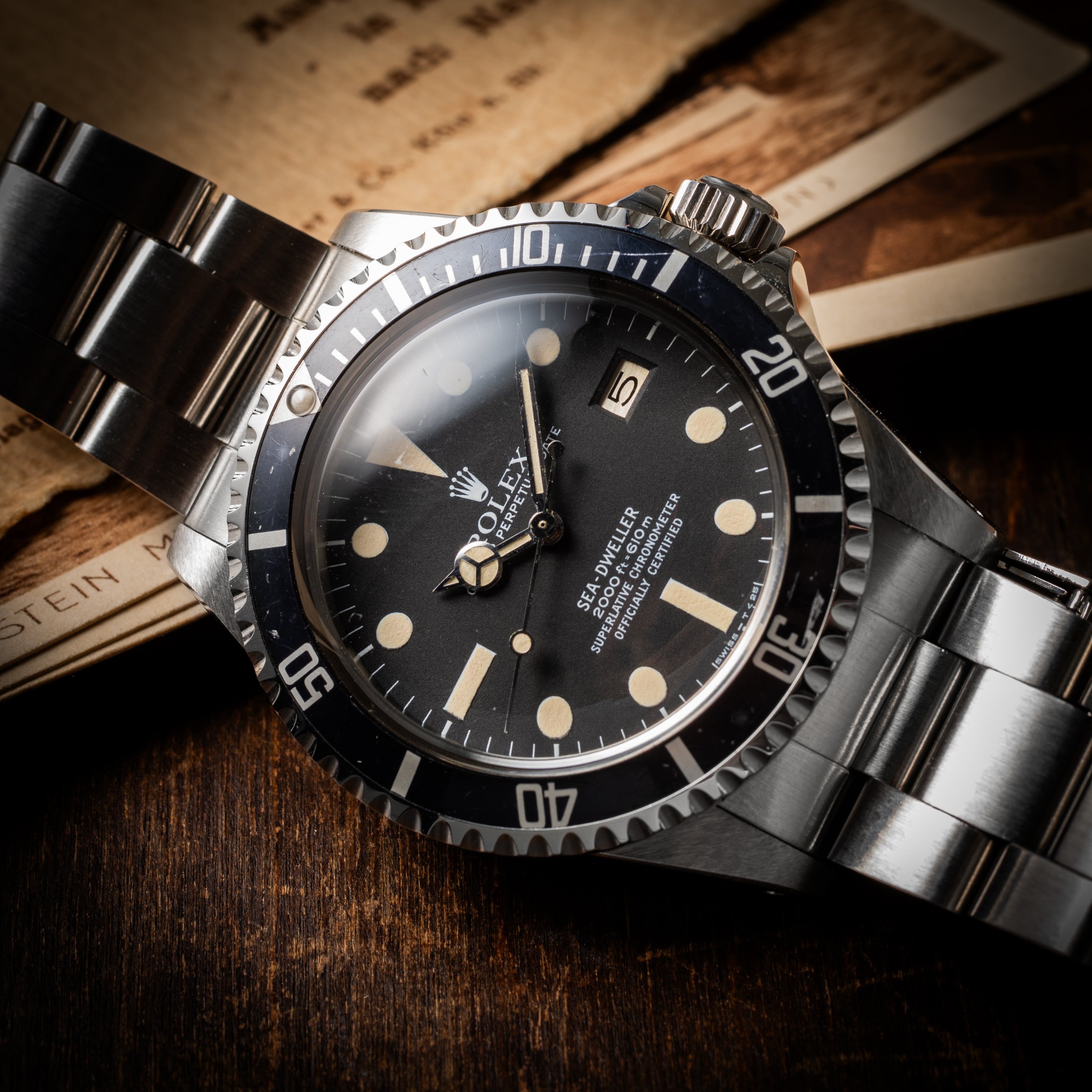 ロレックス シードゥエラー1981年製 Ref.1665 グレートホワイト MK1ダイヤル