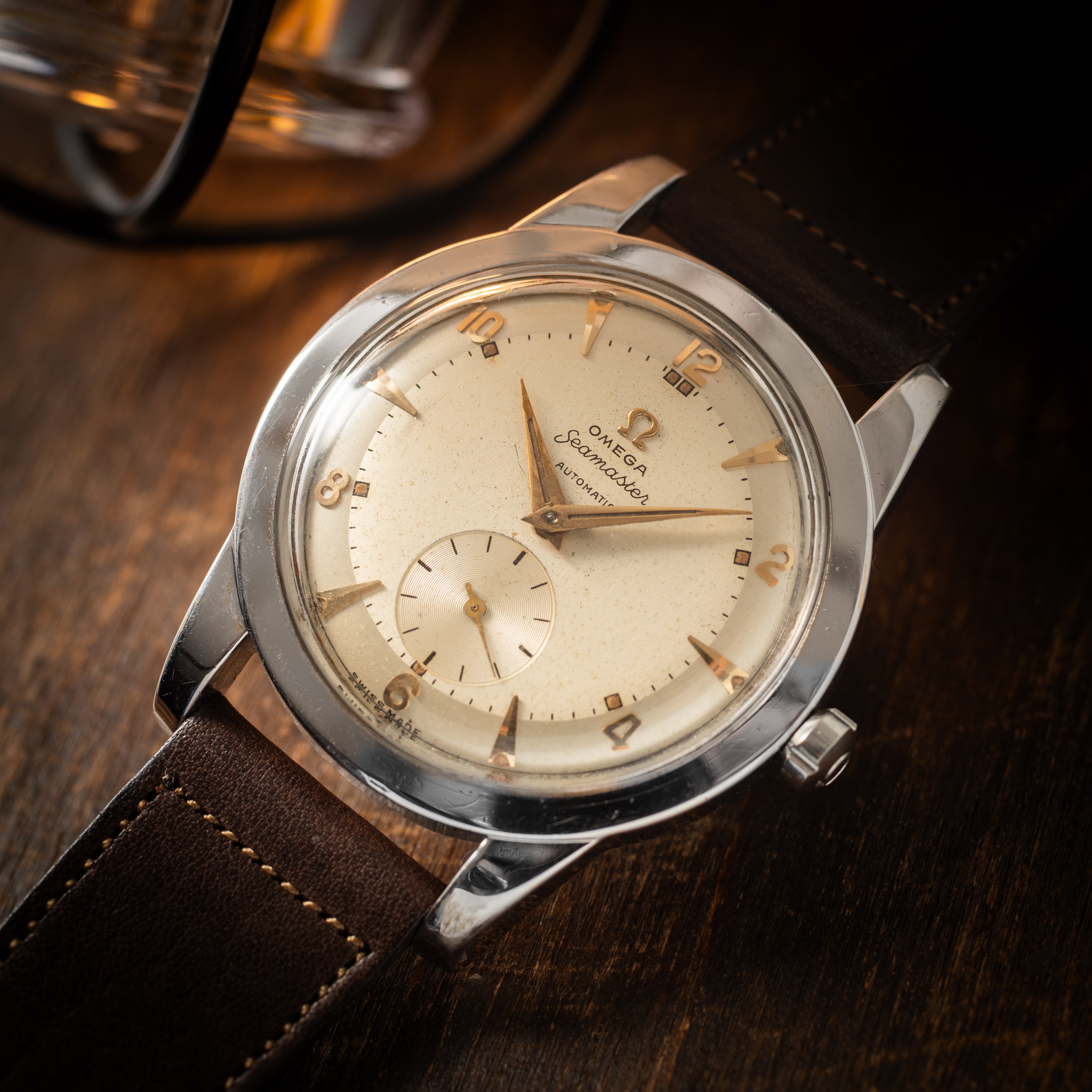 オメガ シーマスター ハーフローター 1954年製 Ref.2494-4 スモールセコンド ビッグケース