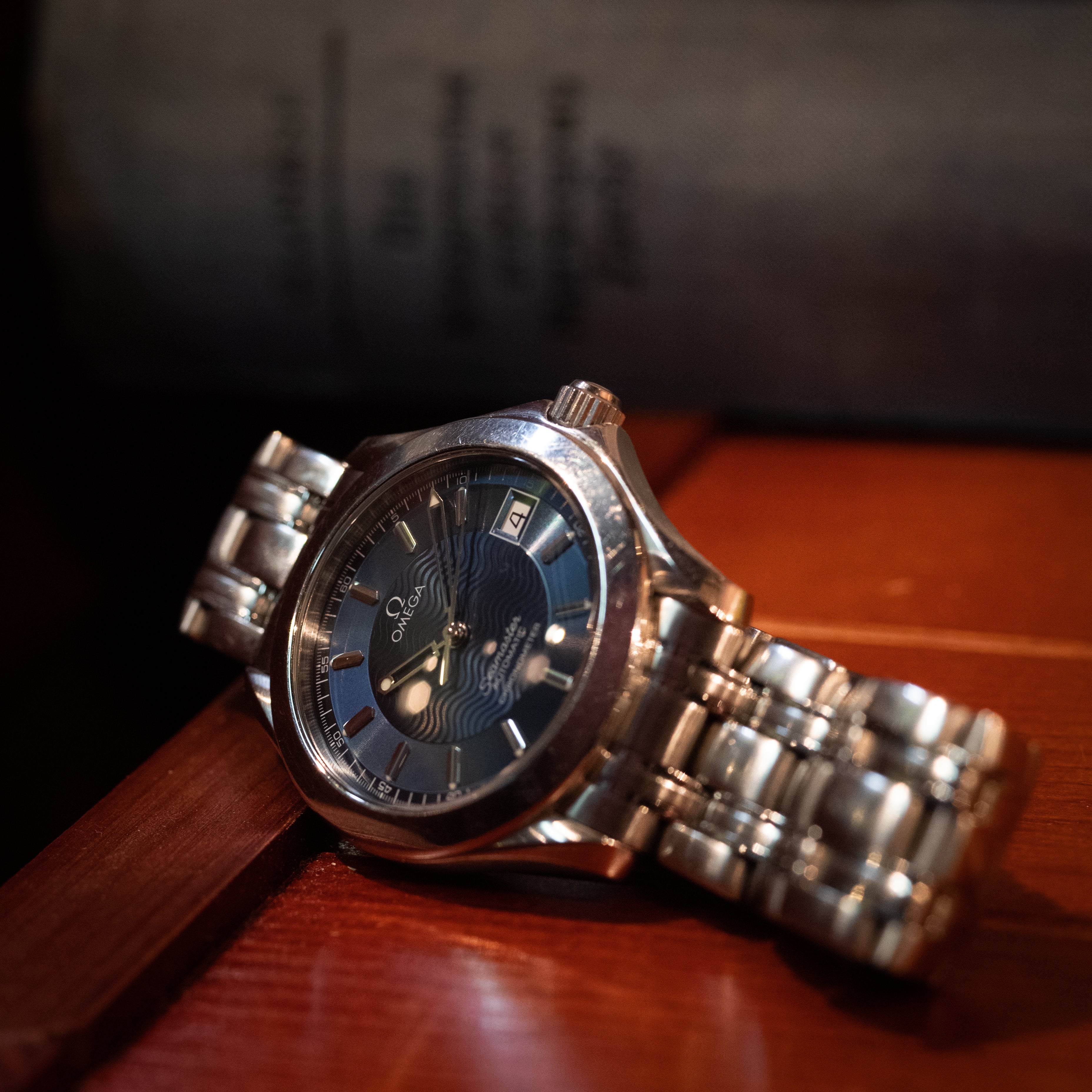 オメガ シーマスター120 1999年製 ブルーダイヤル