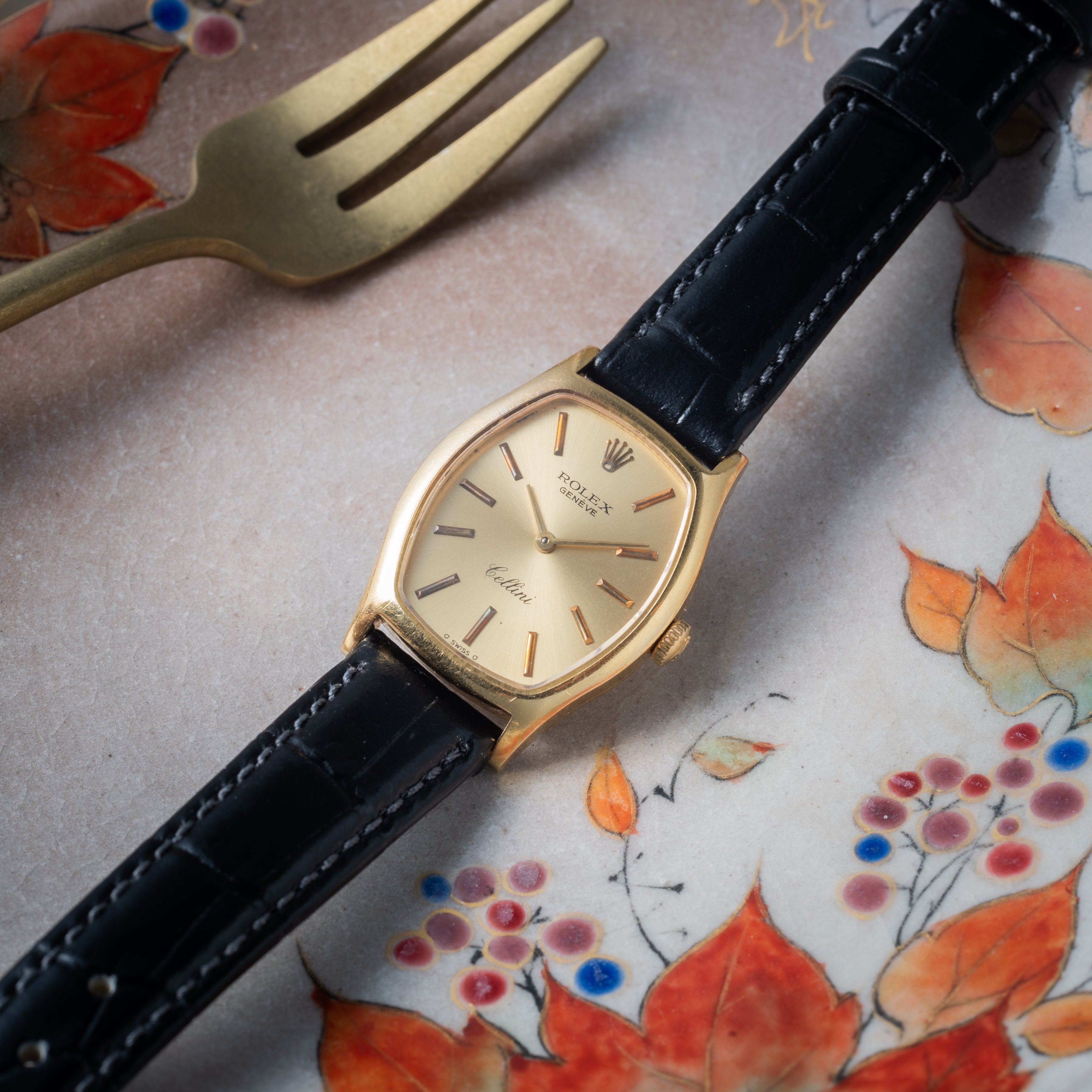 ROLEX チェリーニ Ref.3803 18KYG レディース 箱・ギャラ付き