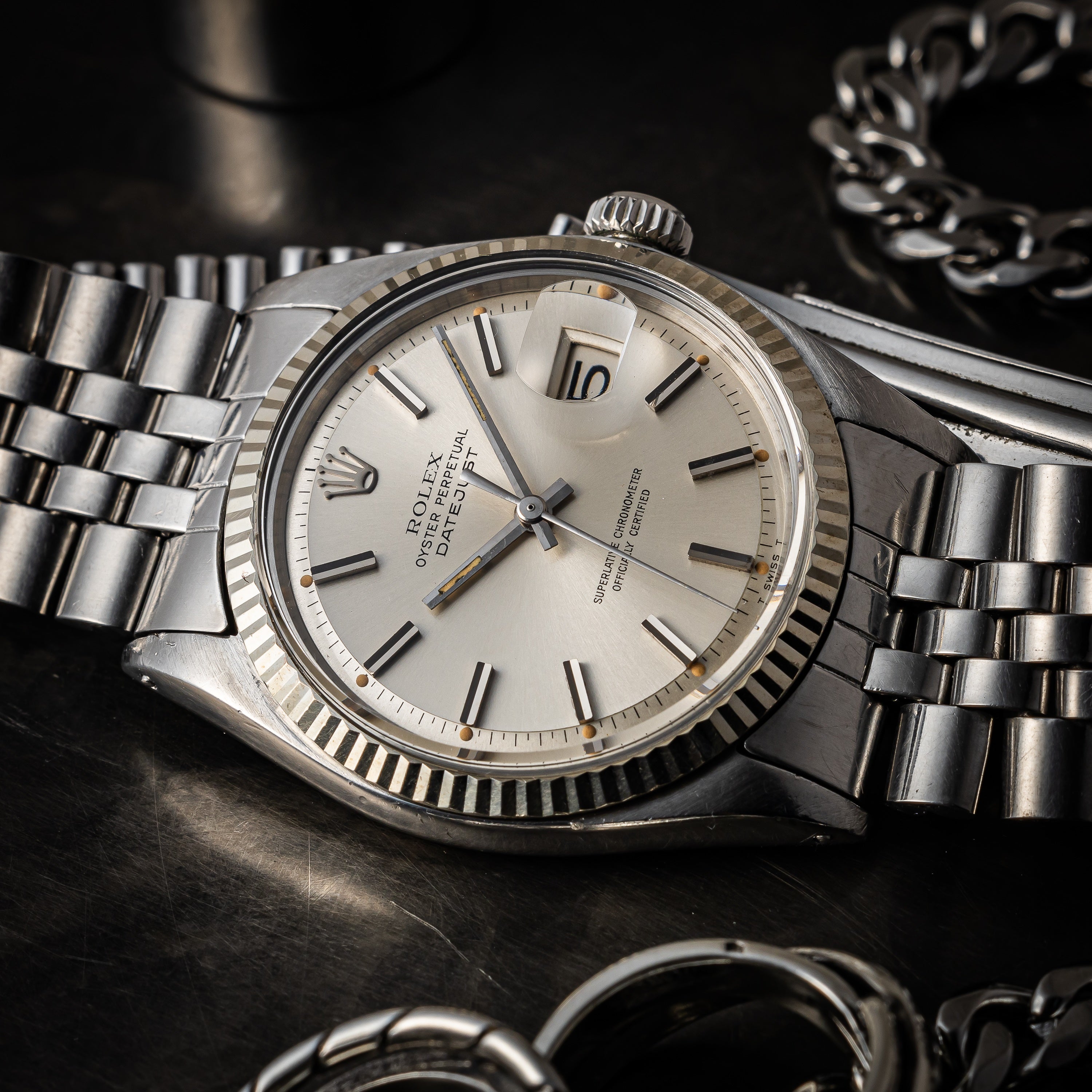 ロレックス デイトジャスト1971年製 Ref.1601 シルバーダイヤル