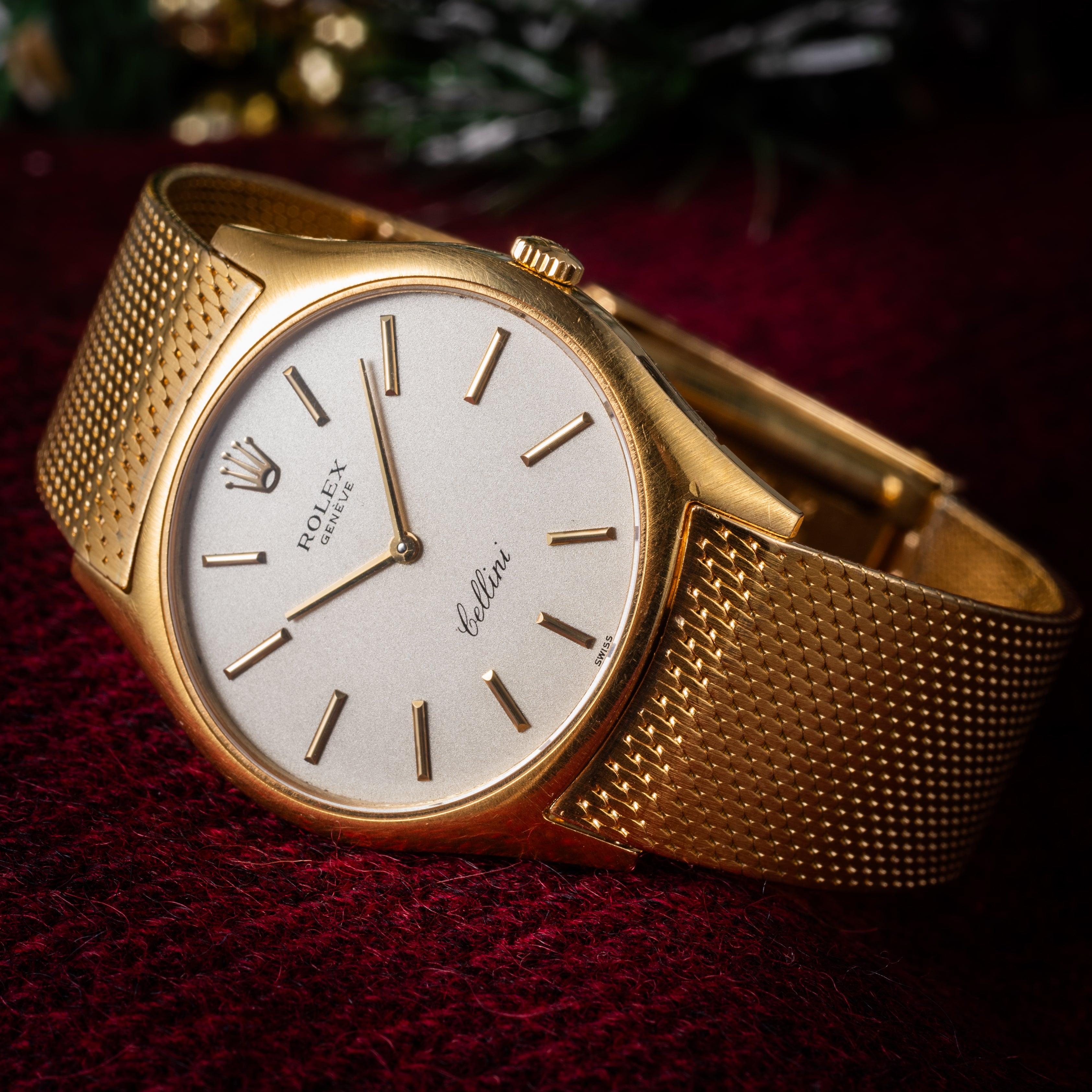 ロレックス チェリーニ 1970年代製 Ref.3806 ブレス付き