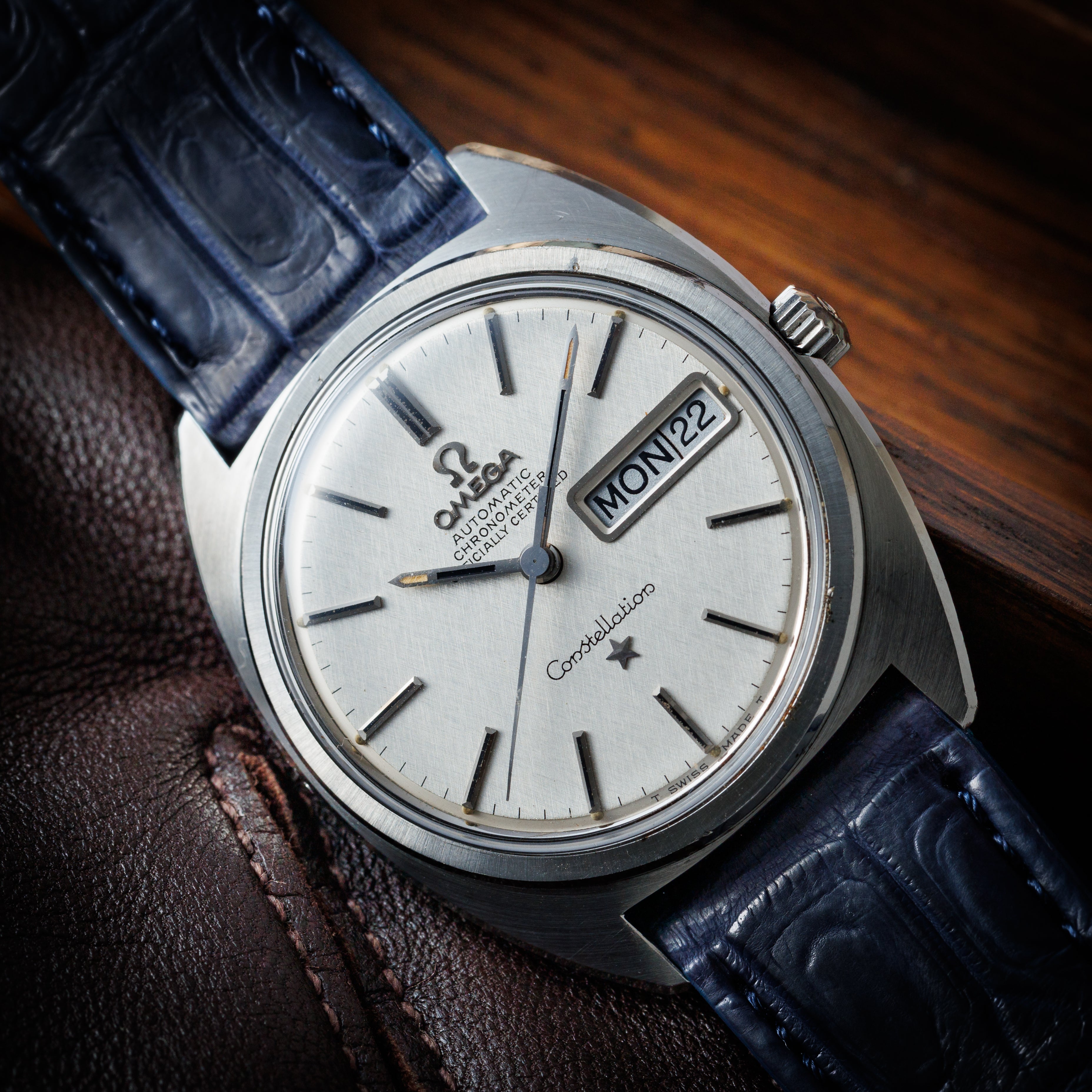 オメガ コンステレーション  ジェンタ 1969年製 Ref.168.019 シルバーダイヤル デイデイト