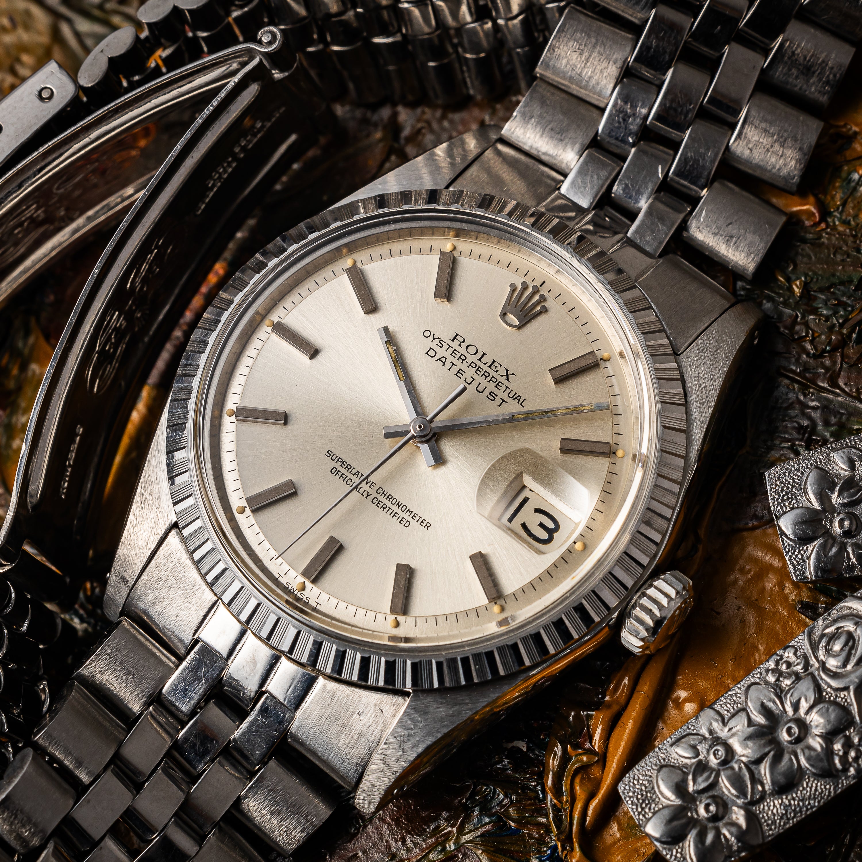 ロレックス デイトジャスト1970年製 Ref.1603 シルバーダイヤル