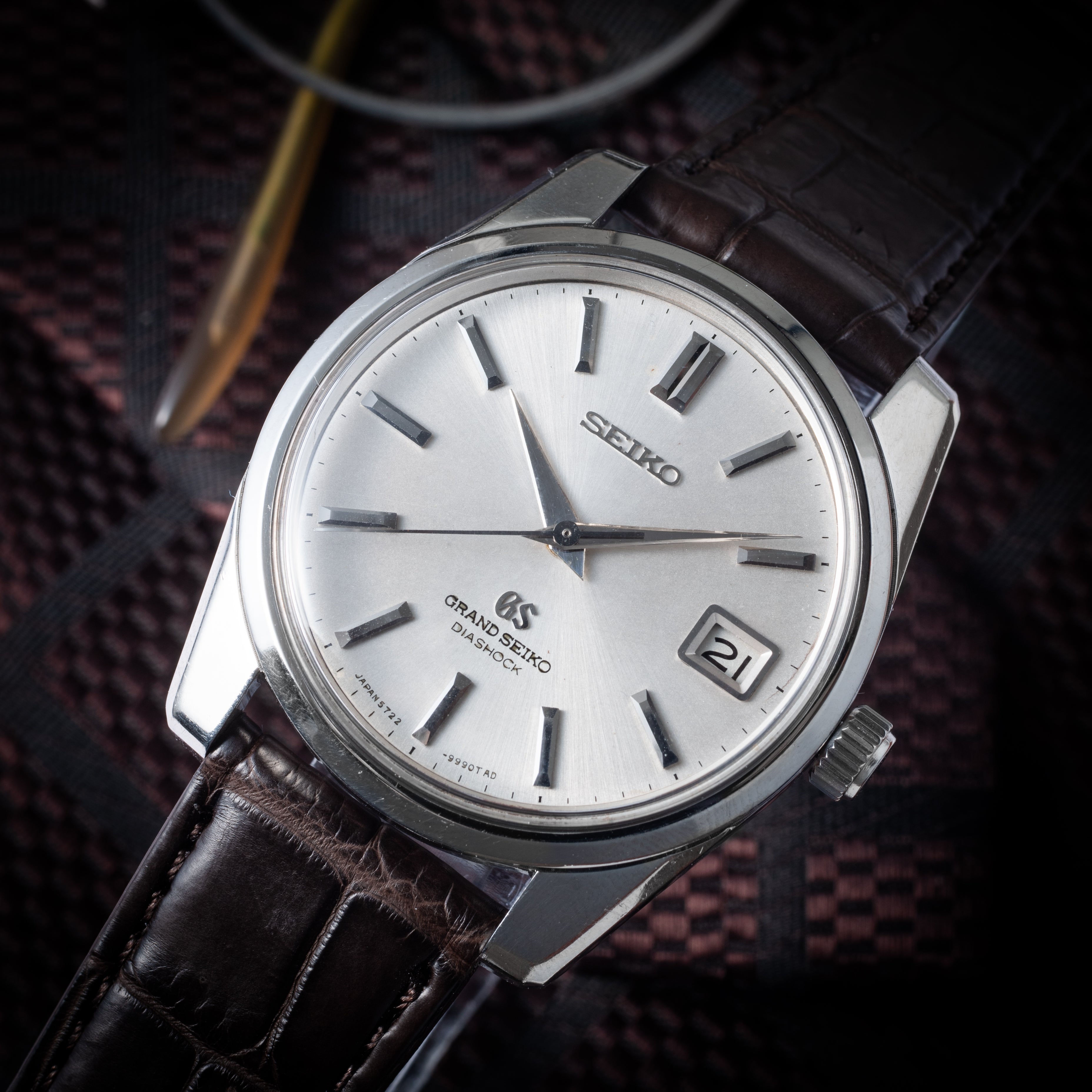 グランドセイコー セルフデーター 1967年製 Ref.5722-9990 2nd 57GS ライオンメダル