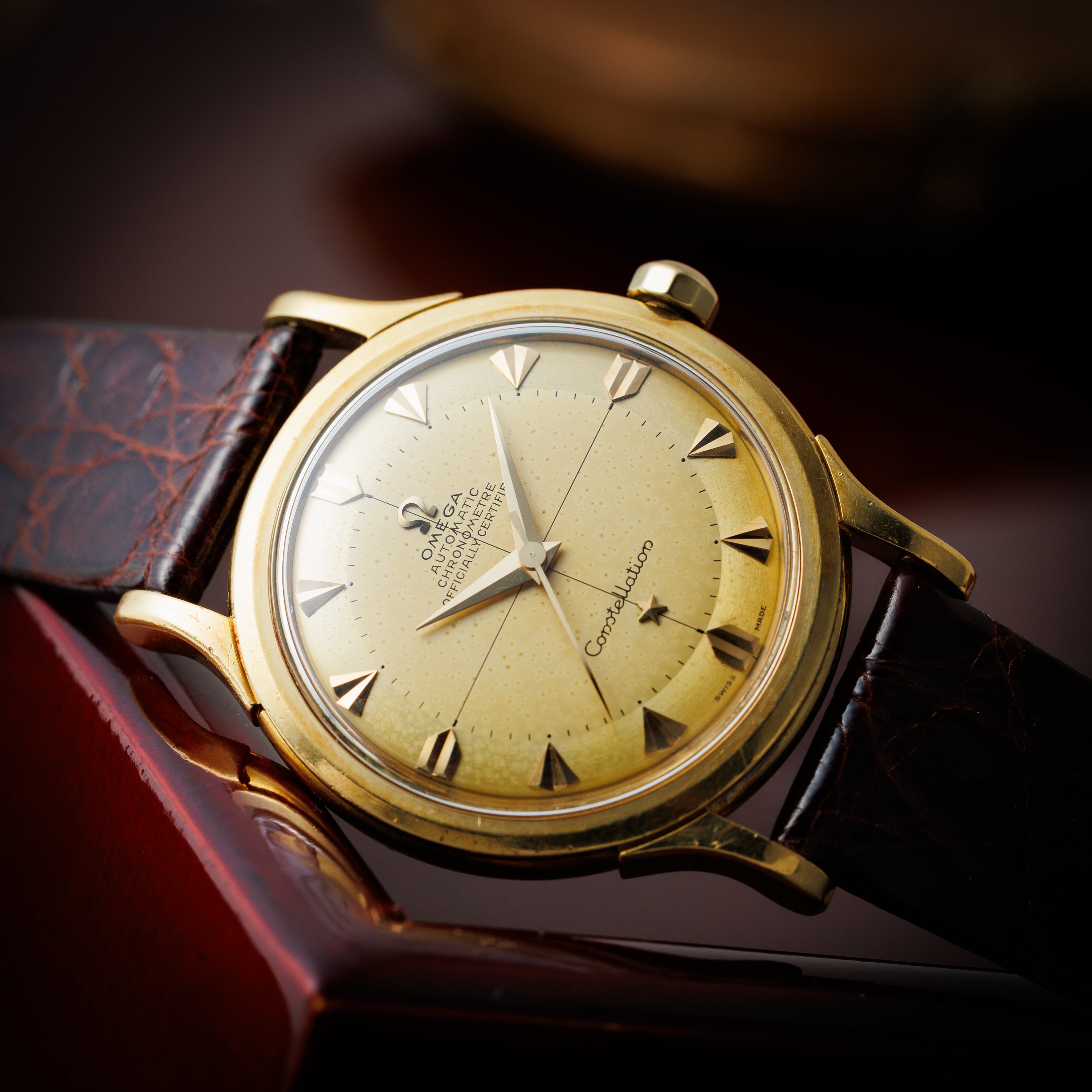 オメガ コンステレーション ハーフローター 1953年製 Ref.2782SC 18金イエローゴールド