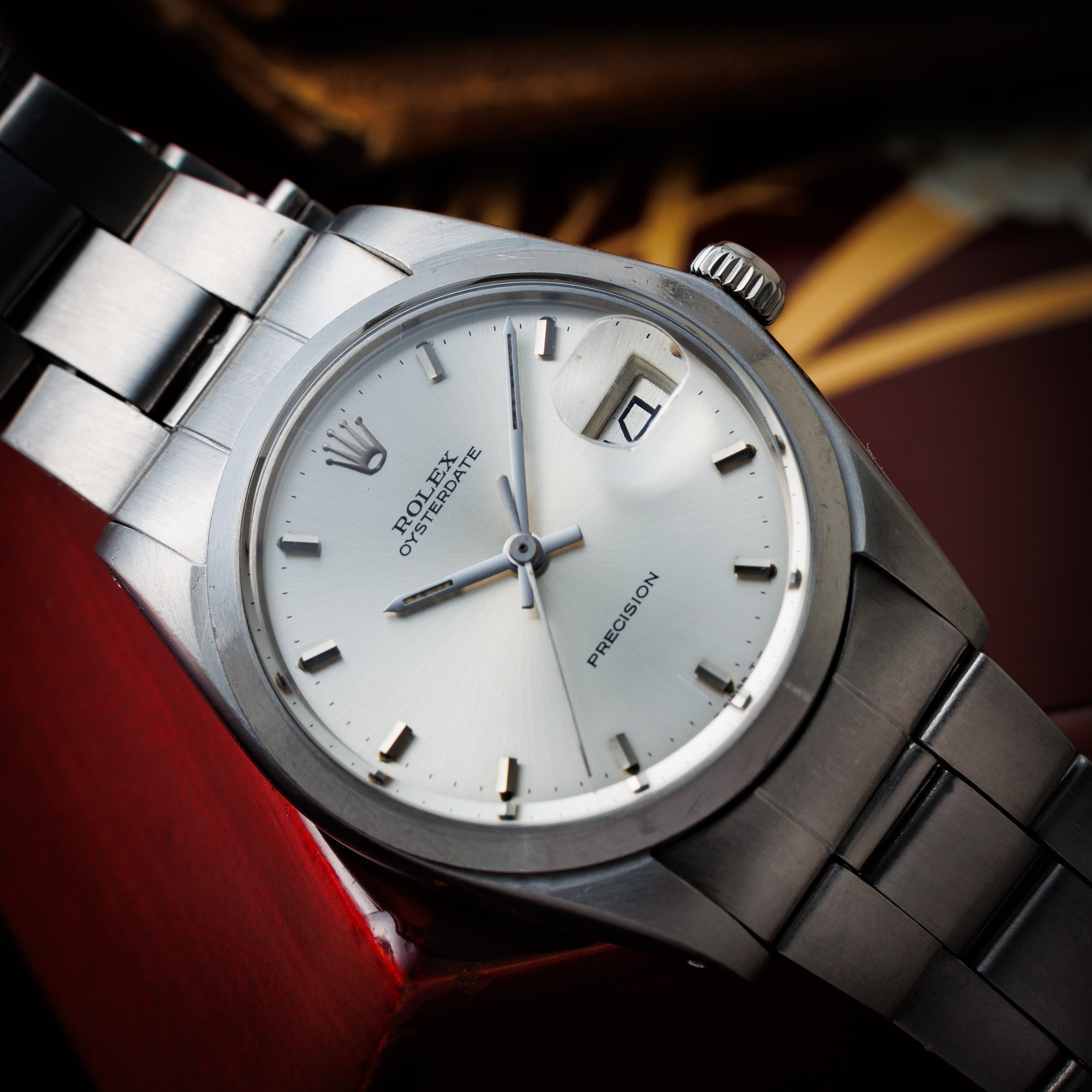 ロレックス オイスターデイト 1964年製 Ref.6694 手巻き シルバーダイヤル