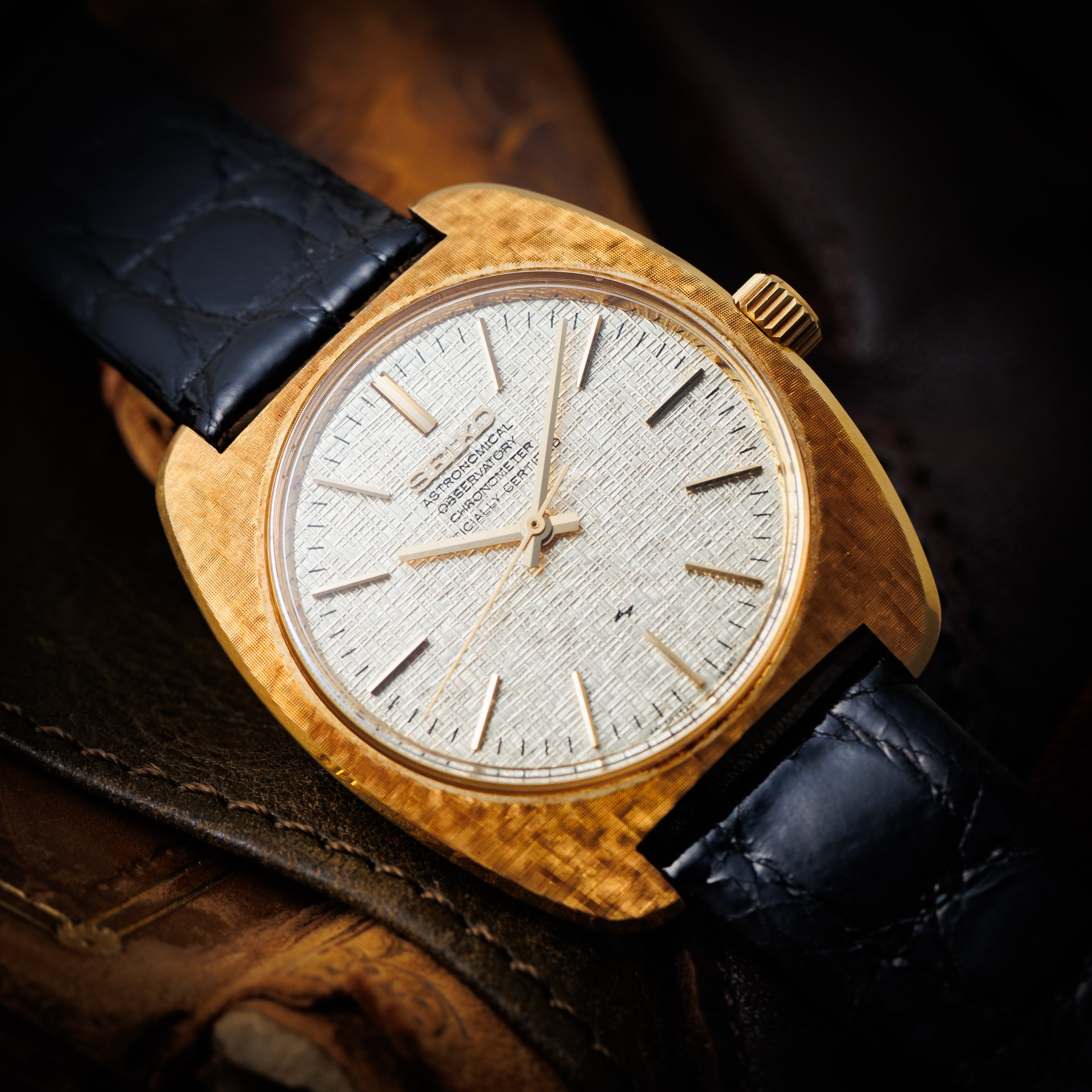 セイコー 天文台クロノメーター グランドセイコー 45GSN 18金無垢 1970年製（昭和45年製） 純正尾錠