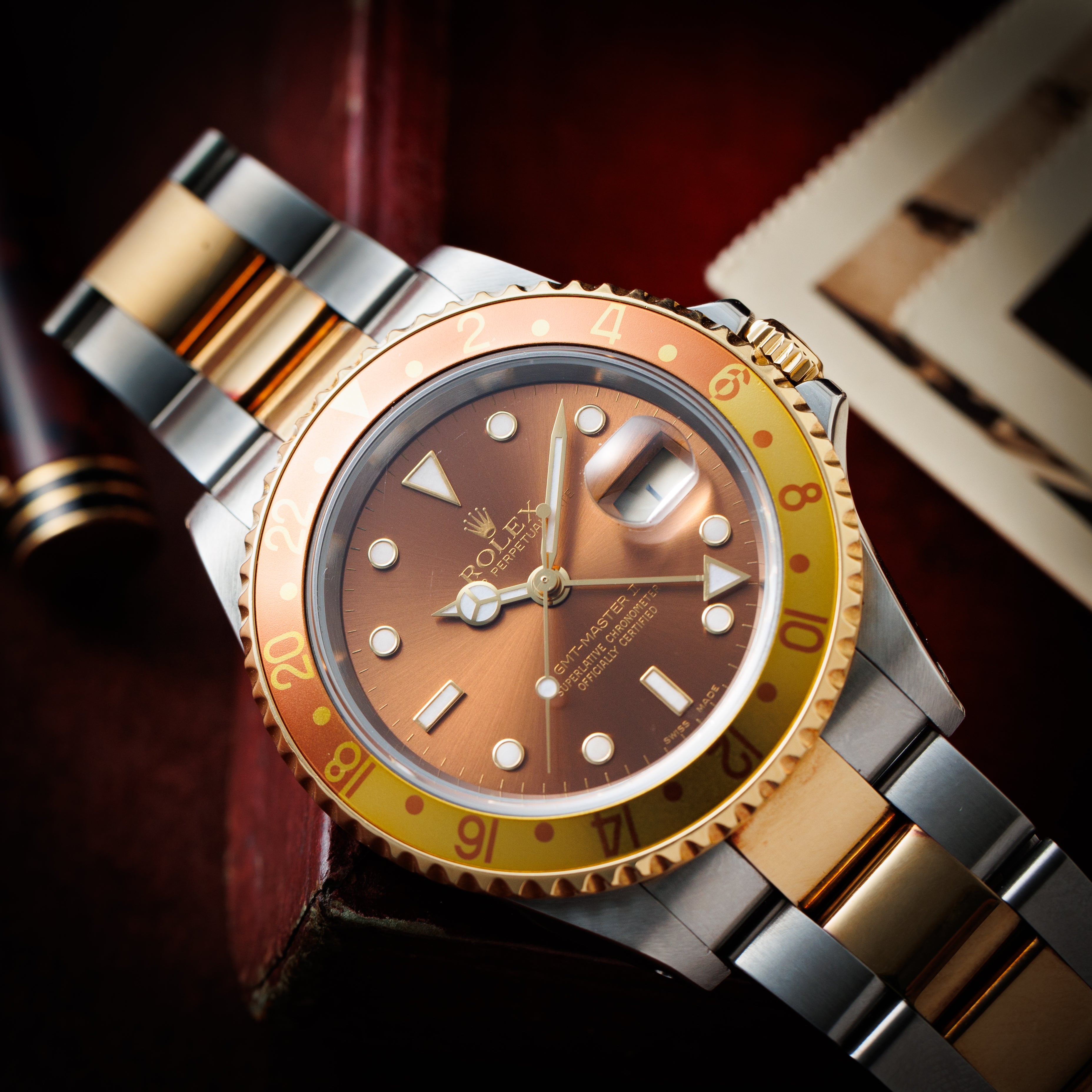 ロレックス GMTマスターⅡ 2002~03年製 Ref.16713 ルートビア