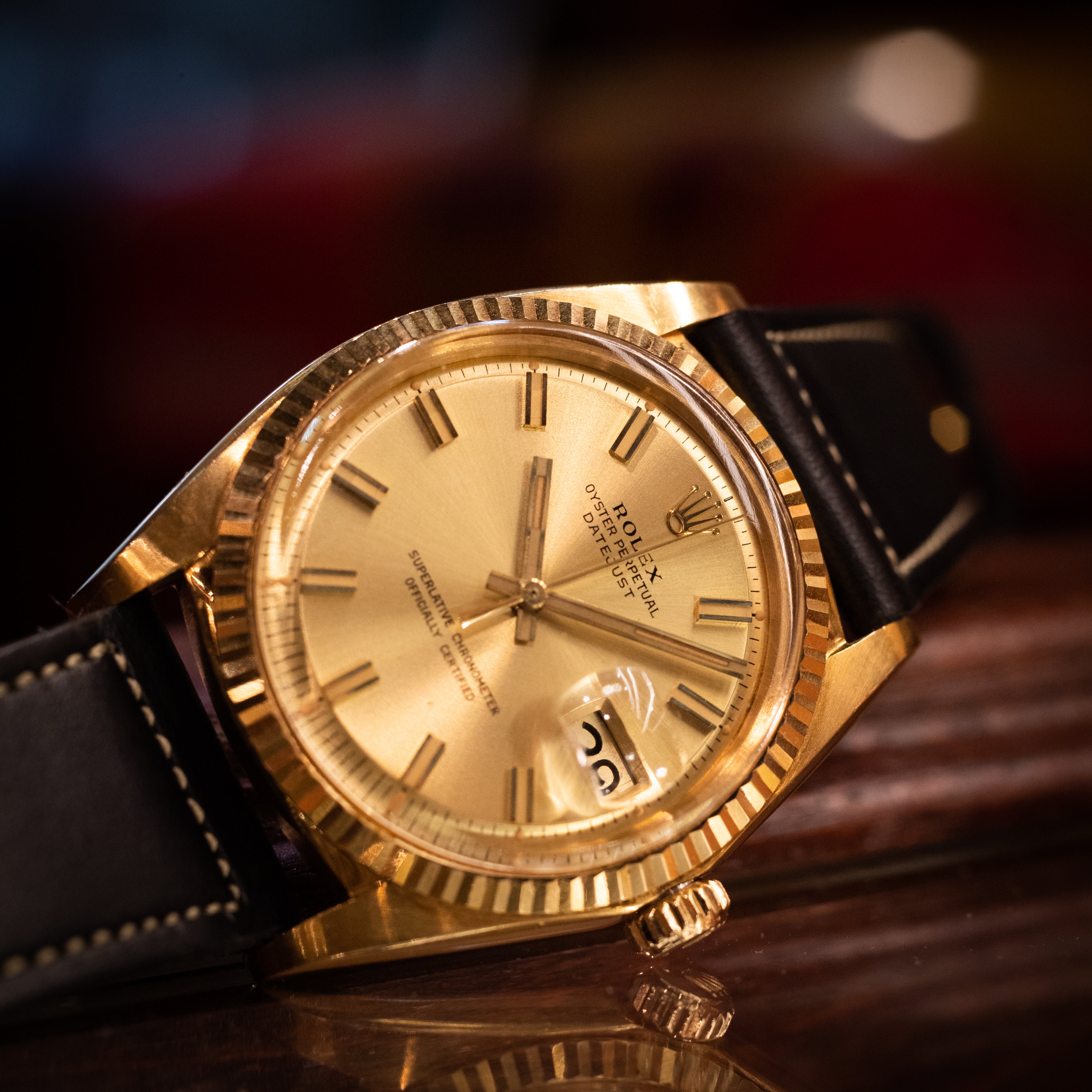 ロレックス 18KYGデイトジャスト 1970年製/昭和45年製 Ref.1601 18金無垢