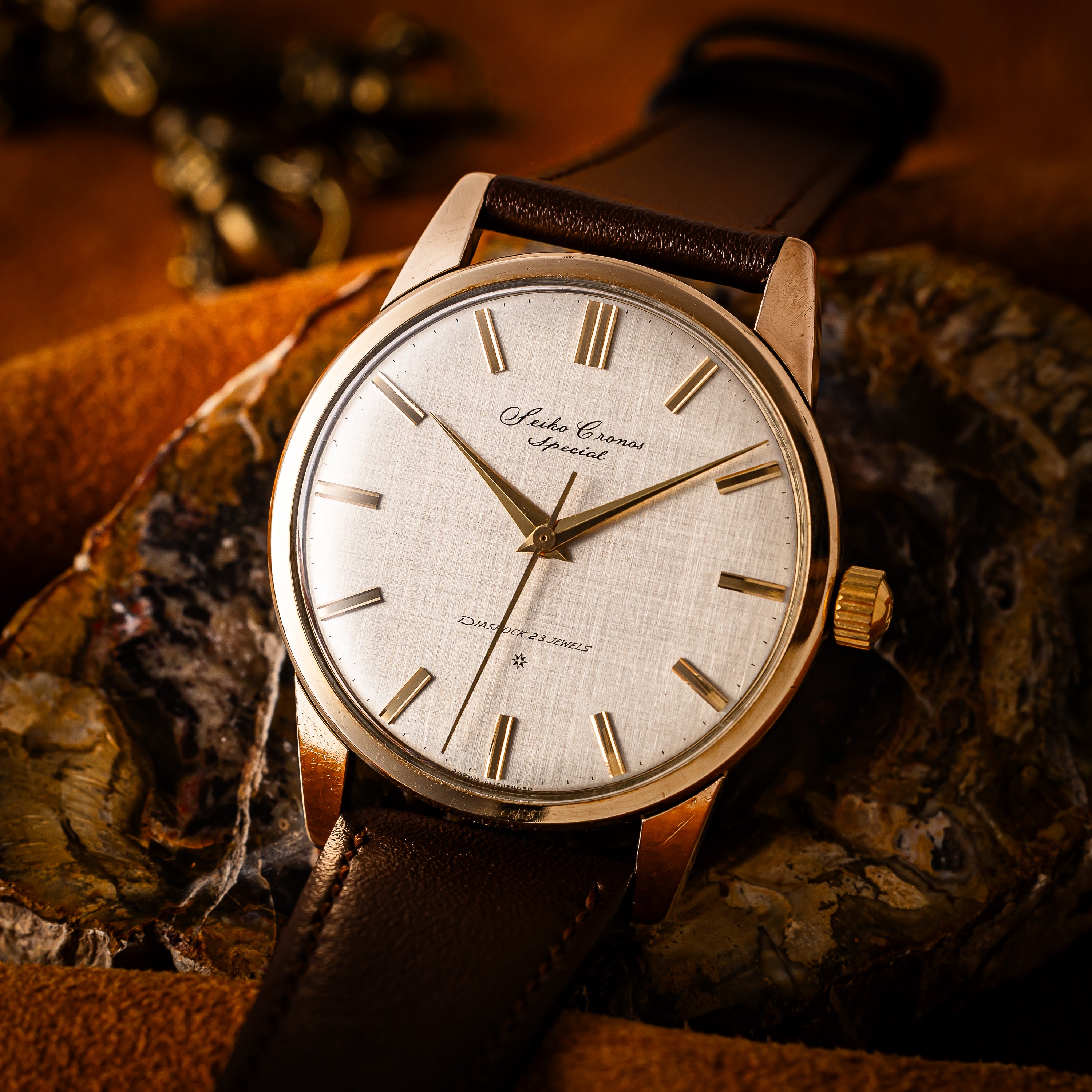 セイコー クロノス スペシャル 80ミクロン金張り 1962年製 手巻き SDダイヤル
